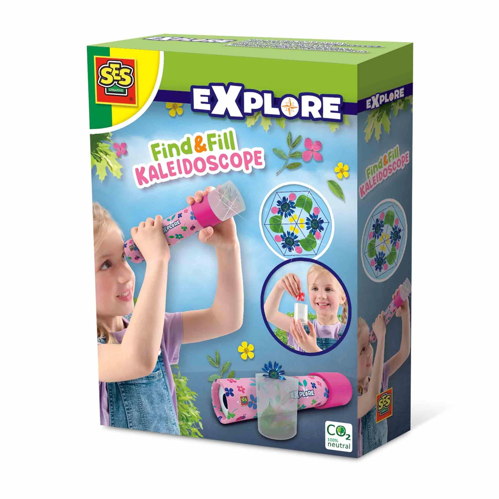 Ses Creative 25205 Trouver et remplir Le kaléidoscope Jeu de Plein air pour Enfants