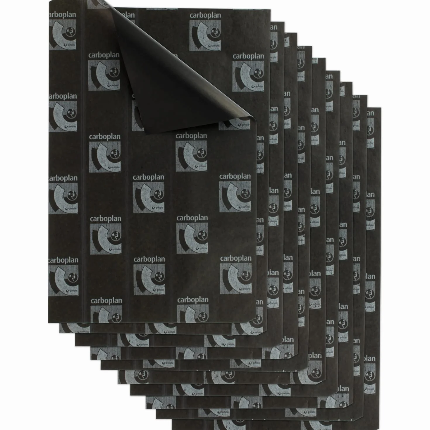 Grafoplas Papier Carbone Noir Lot de 10 Feuilles 21 x 33 cm