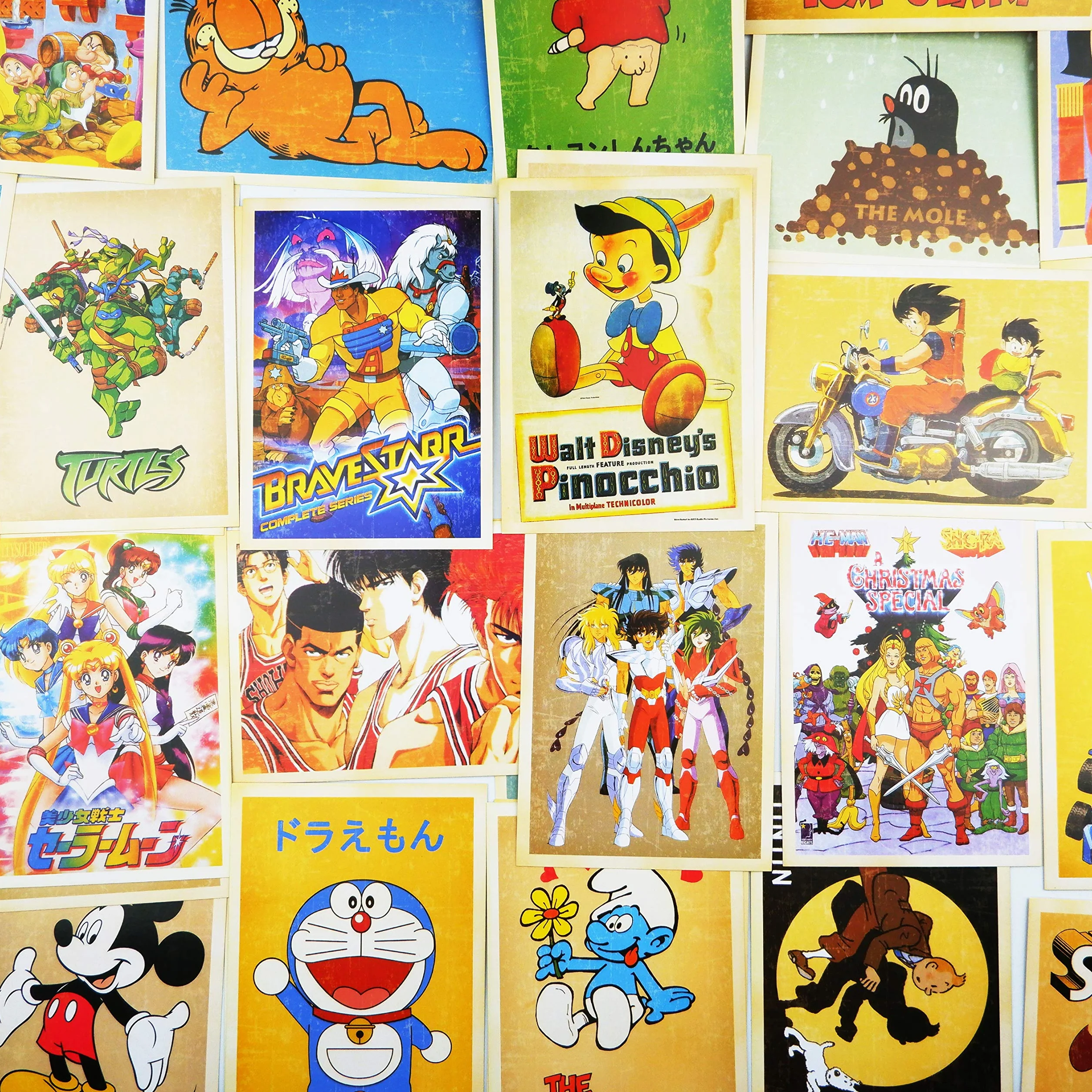 Cartes Postales Rétro 32 Pièces, Affiches Films Européens Américains, Cartes Architecturales 14x10 cm