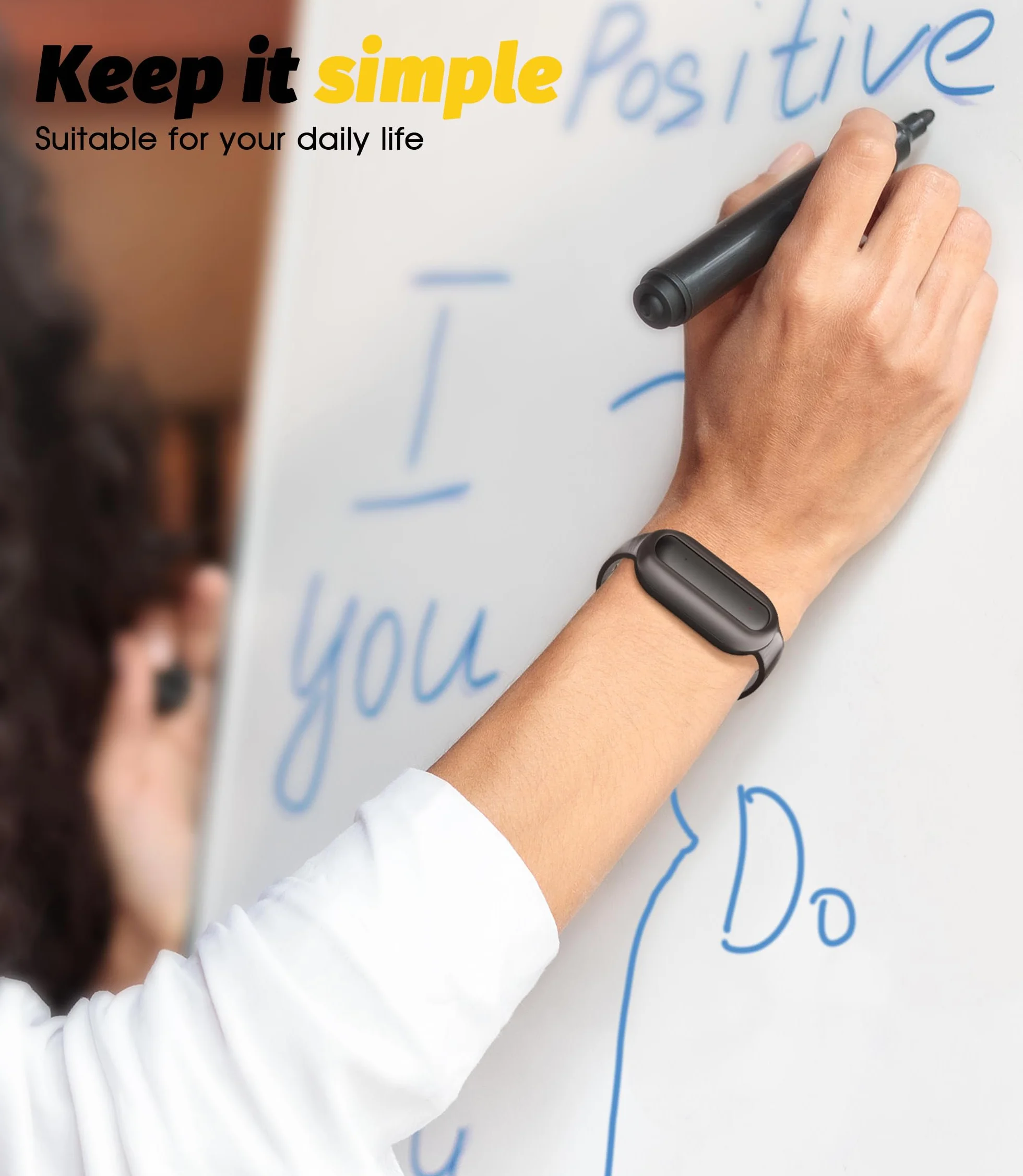 NEWZEROL Bracelet TPU pour PLAUD NotePin, Coque Protection Style Montre, Résistant Poussière Rayures - Gris