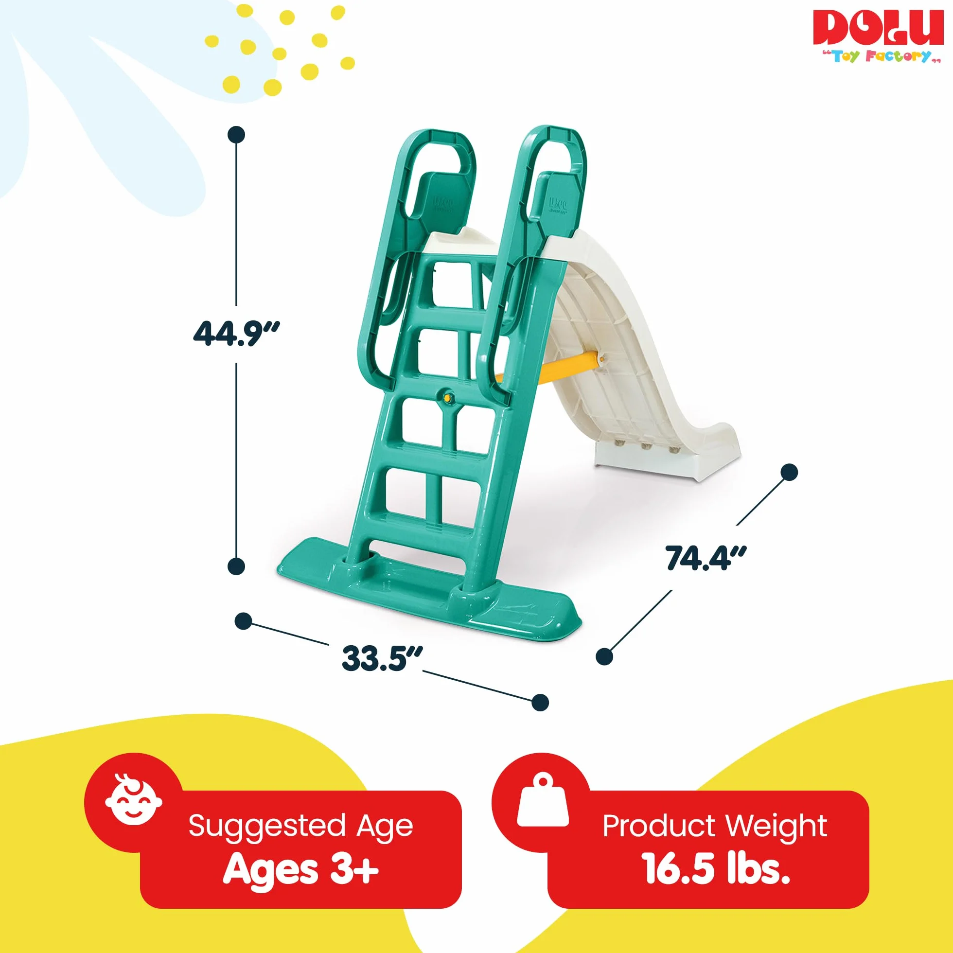 VOLL Grand toboggan aquatique 2 en 1