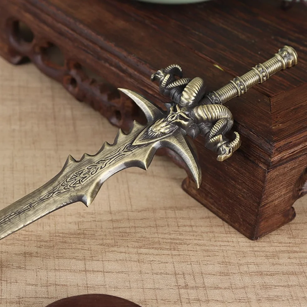 Coupe Papier Ouvre Lettre Tête de Mouton Squelette, Cadeau Décoration