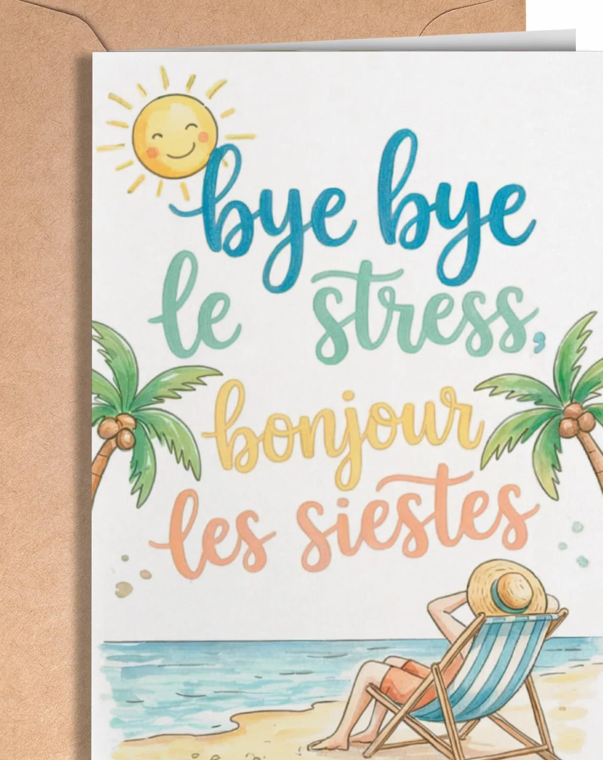 Carte de Retraite Original pour Femme Homme Maman Papa Collègue Ami