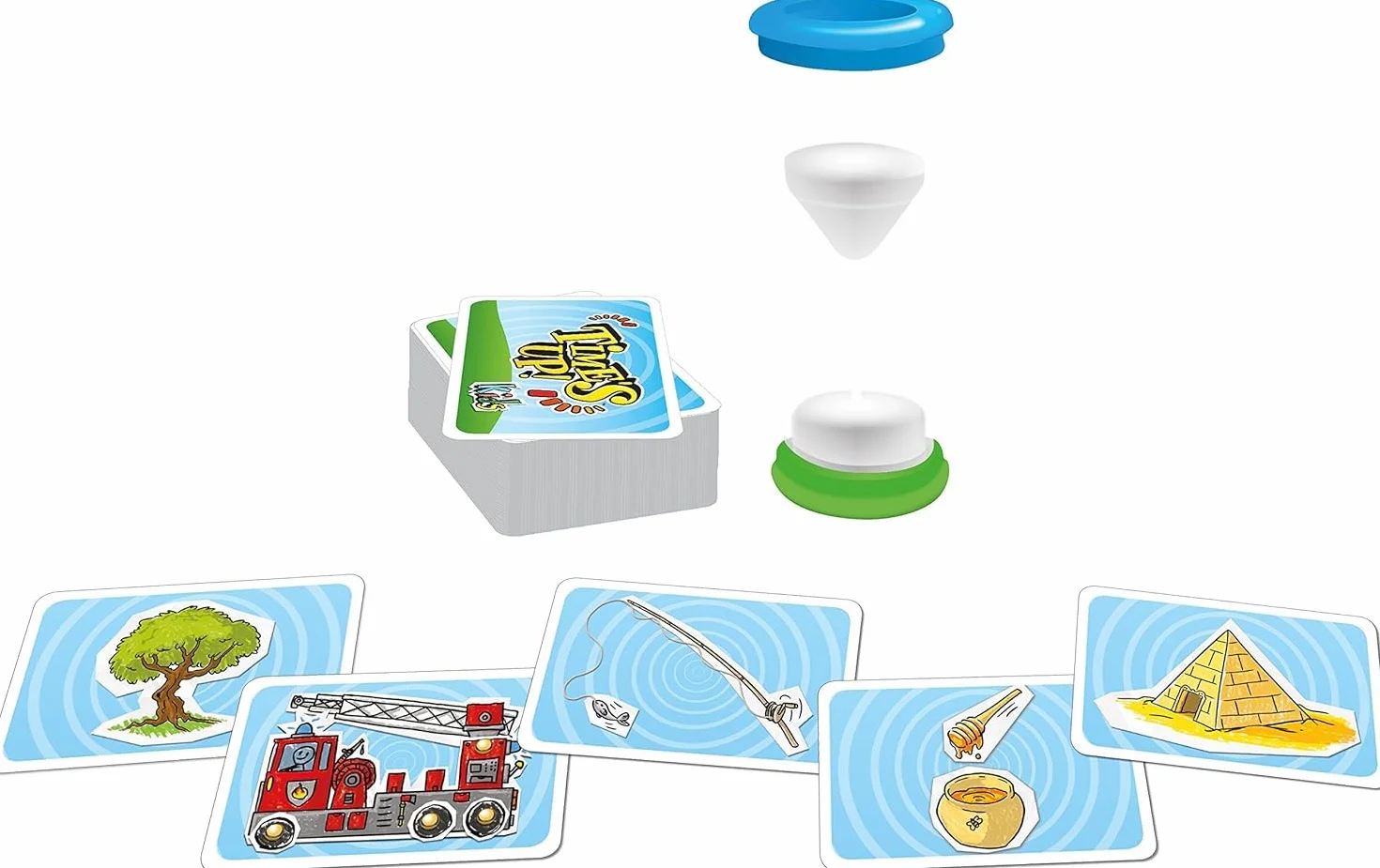 Asmodee Time's UP! Kids Version Panda Jeu de Société Enfants dès 4 Ans Jeu d'Ambiance Famille Rapidité Cartes Dessins 2-12 Joueurs 20 Min