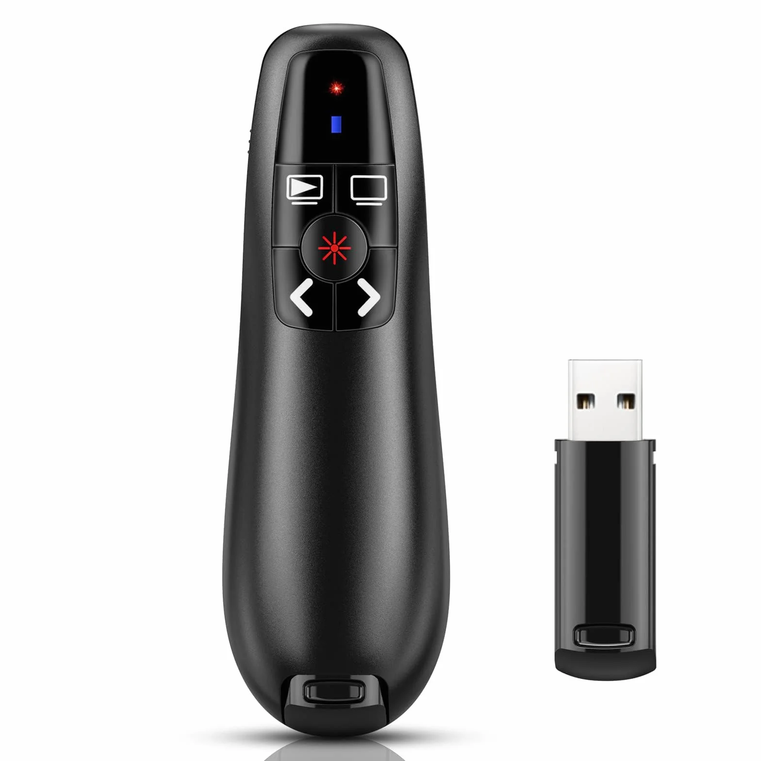 Télécommande sans fil 2,4 GHz pour PowerPoint avec récepteur USB