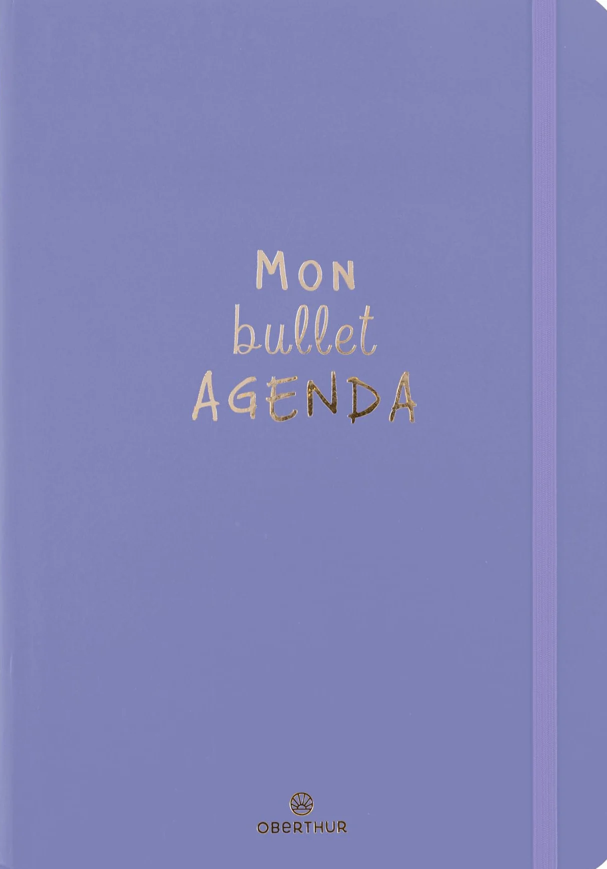 Agenda Semainier Oberthur Septembre 2026 Août 2027 A5 Bullet 15 x 21 cm Lavande