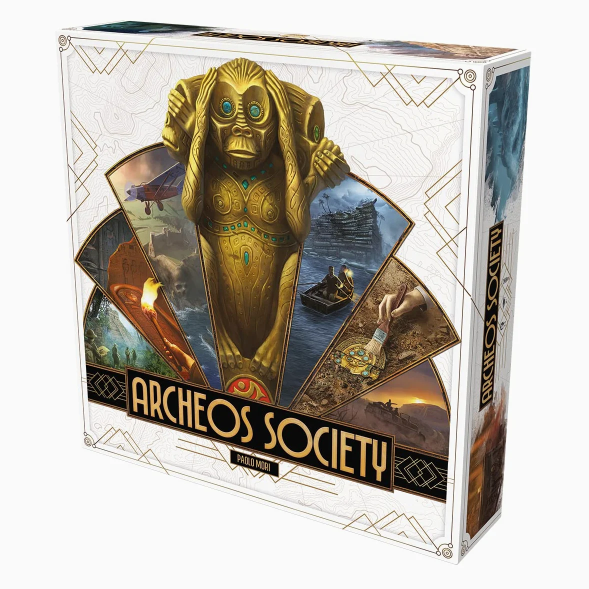 Space Cowboys, Archeos Society Jeu de connaisseurs 2 à 6 Joueurs à partir de 12 Ans et Plus 60 Minutes en Allemand