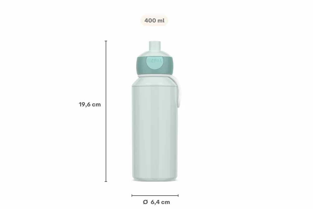 Mepal Gourde Pop-up Campus Bouteille réutilisable Sans BPA 400 ml