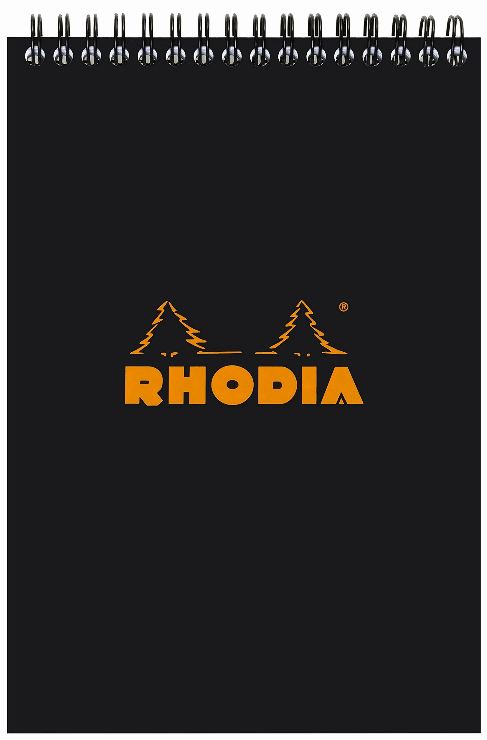 Rhodia Notepad Bloc-Notes A5 Ligné 80 Feuilles Papier Clairefontaine 80 g/m² Noir