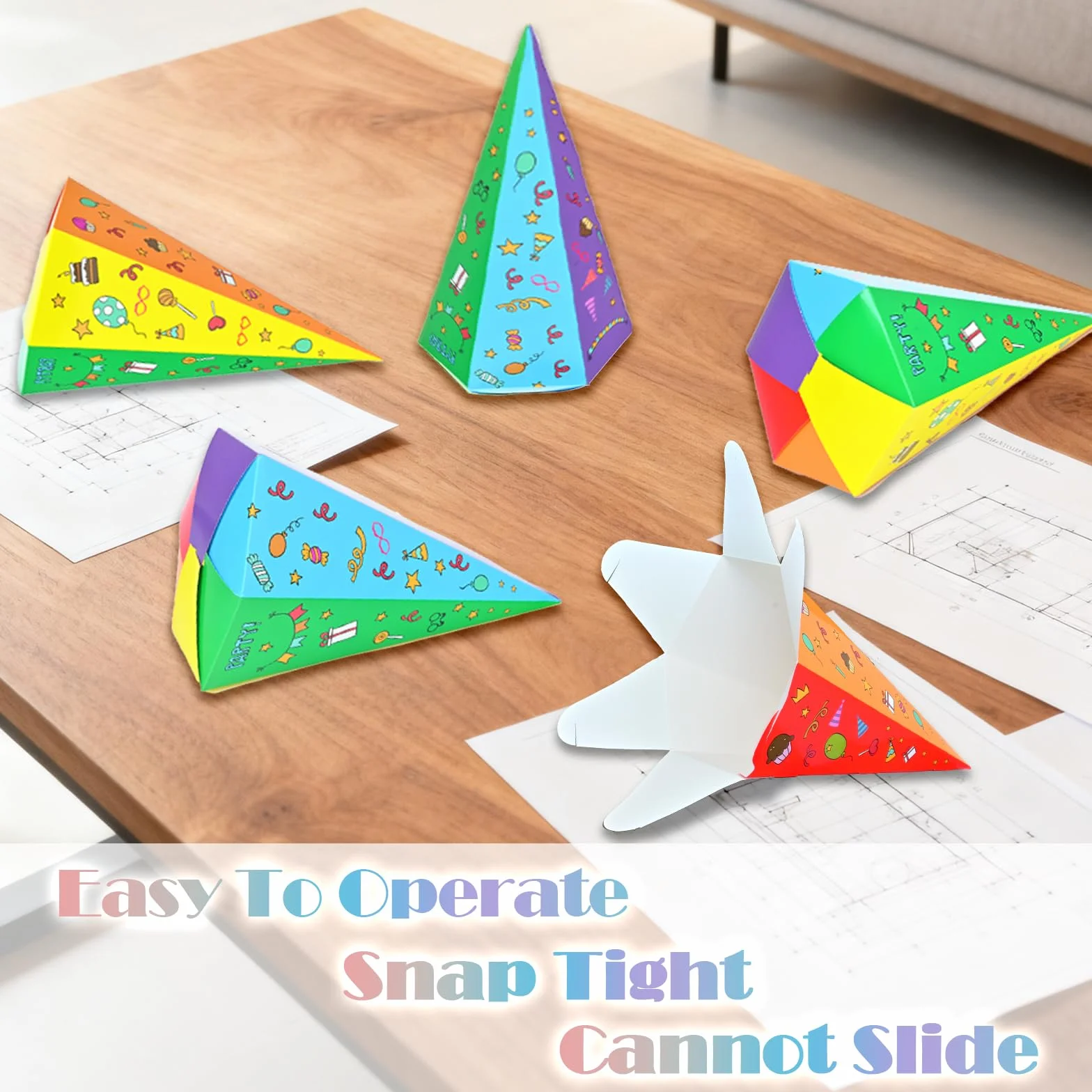 Sacs D'école de Bricolage Pliables 30cm Lot de 10 pour Enfants