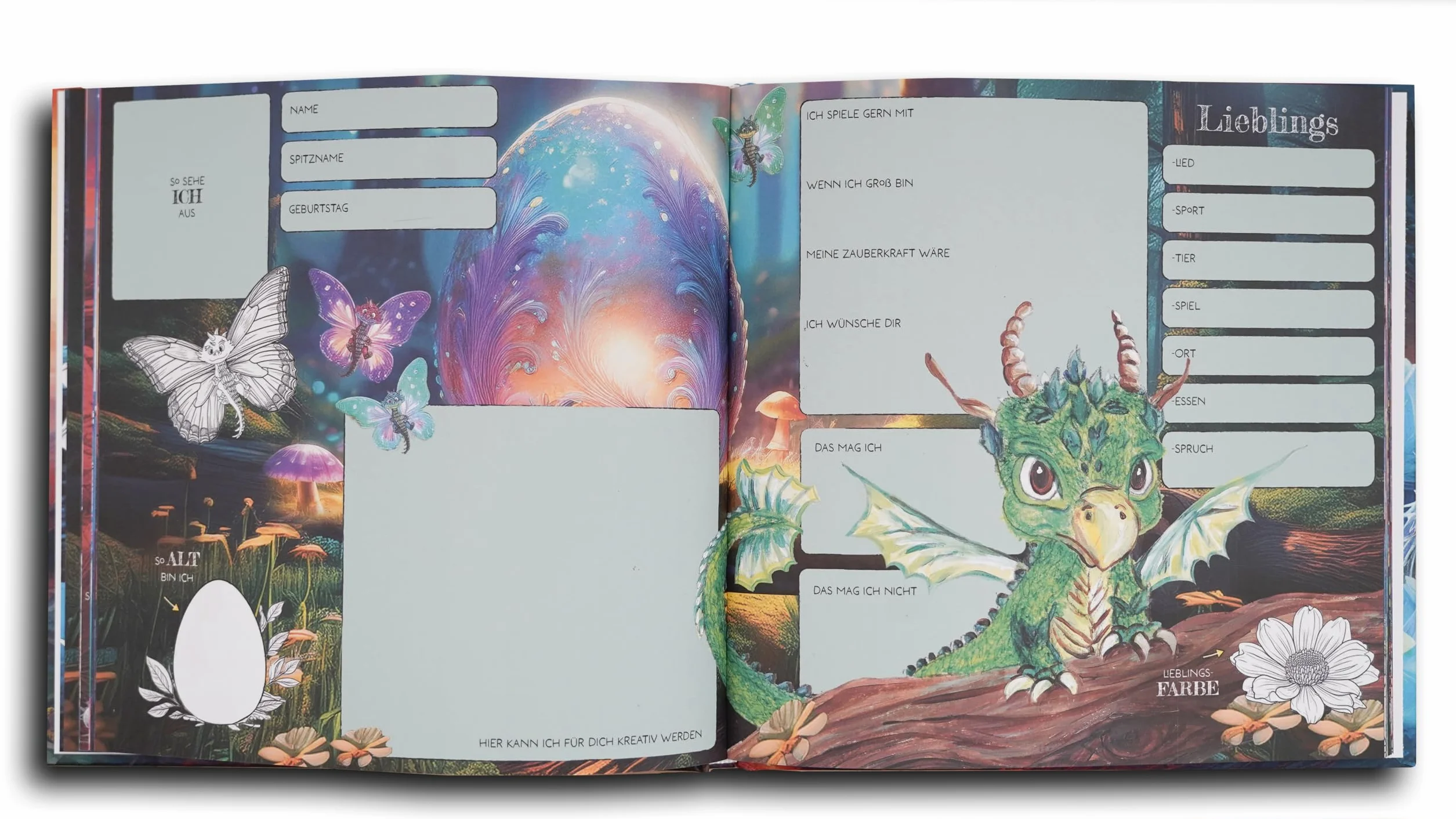 Livre d'amitié Mon dragon ami pour garçons et filles maternelle école primaire Cadeau rentrée des classes