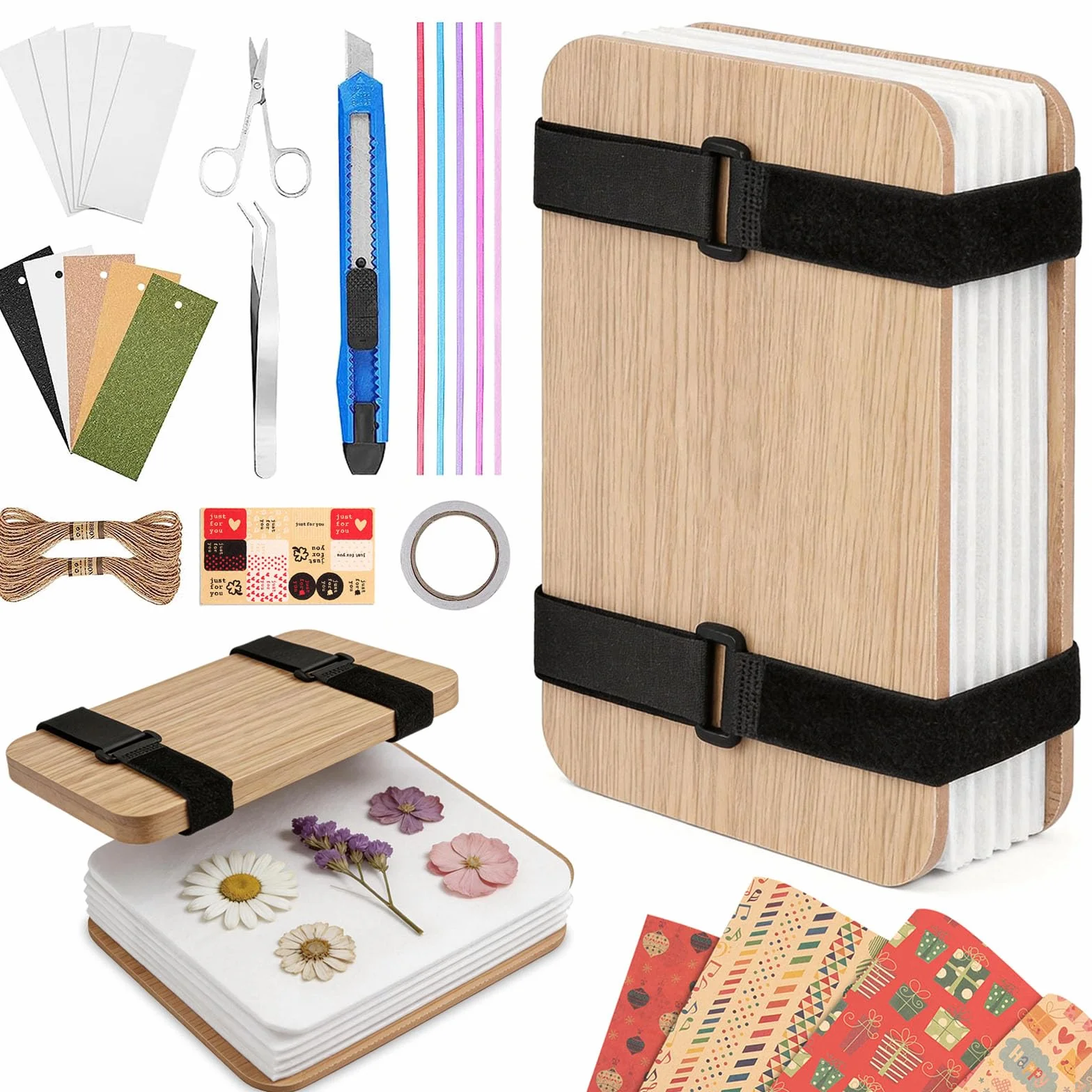 Presse à Fleurs Kit Conservation des Fleurs 6 Couches