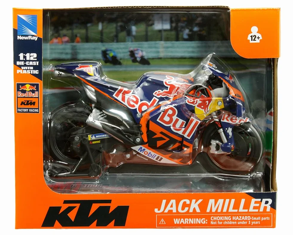 NewRay 1/12 Red Bull KTM Moto GP #43 Jack Miller MotoGP Plastique Moulé Sous Pression Kit de Modélisme