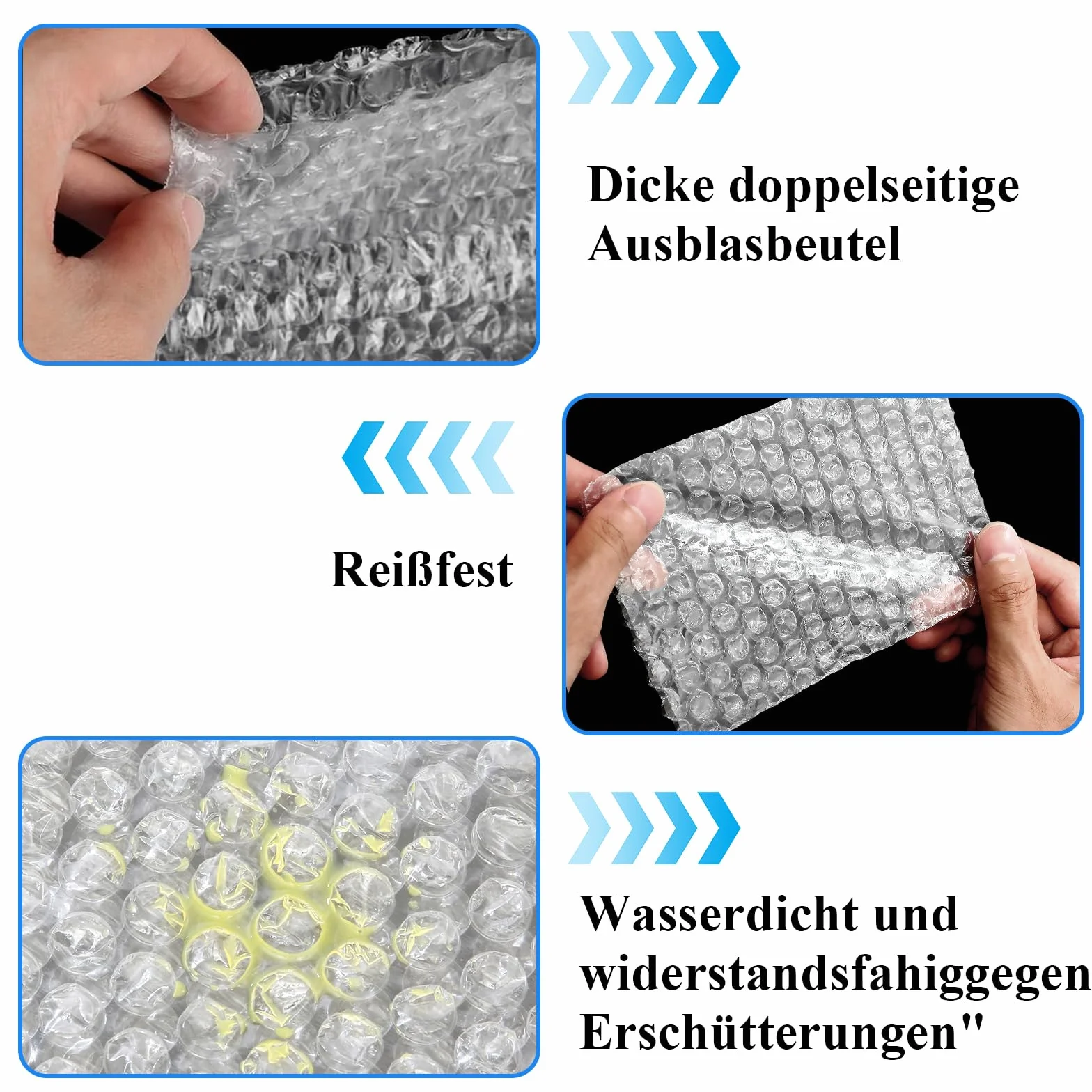 Pochettes en Papier Bulle 10 x 15 cm – Sachets à bulles pour emballage de colis, protection d'objets fragiles