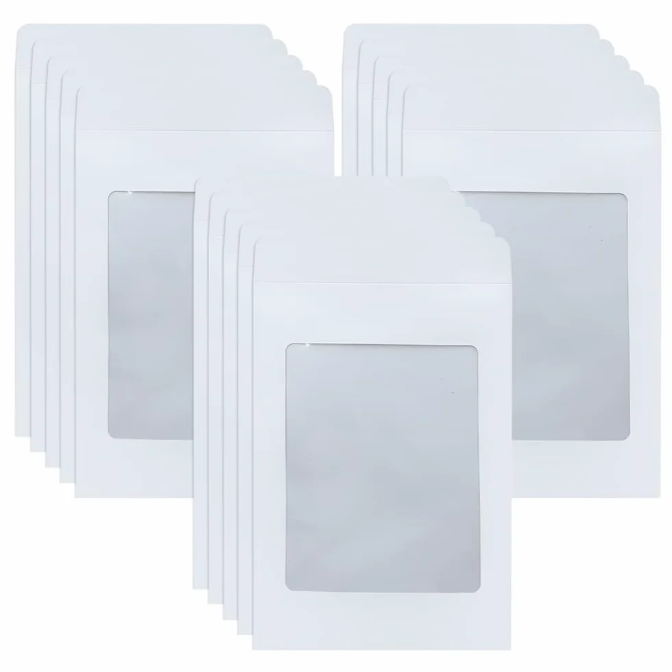 Enveloppes A4 Blanc avec Fenêtre Lot de 15 22.5x32.5 cm