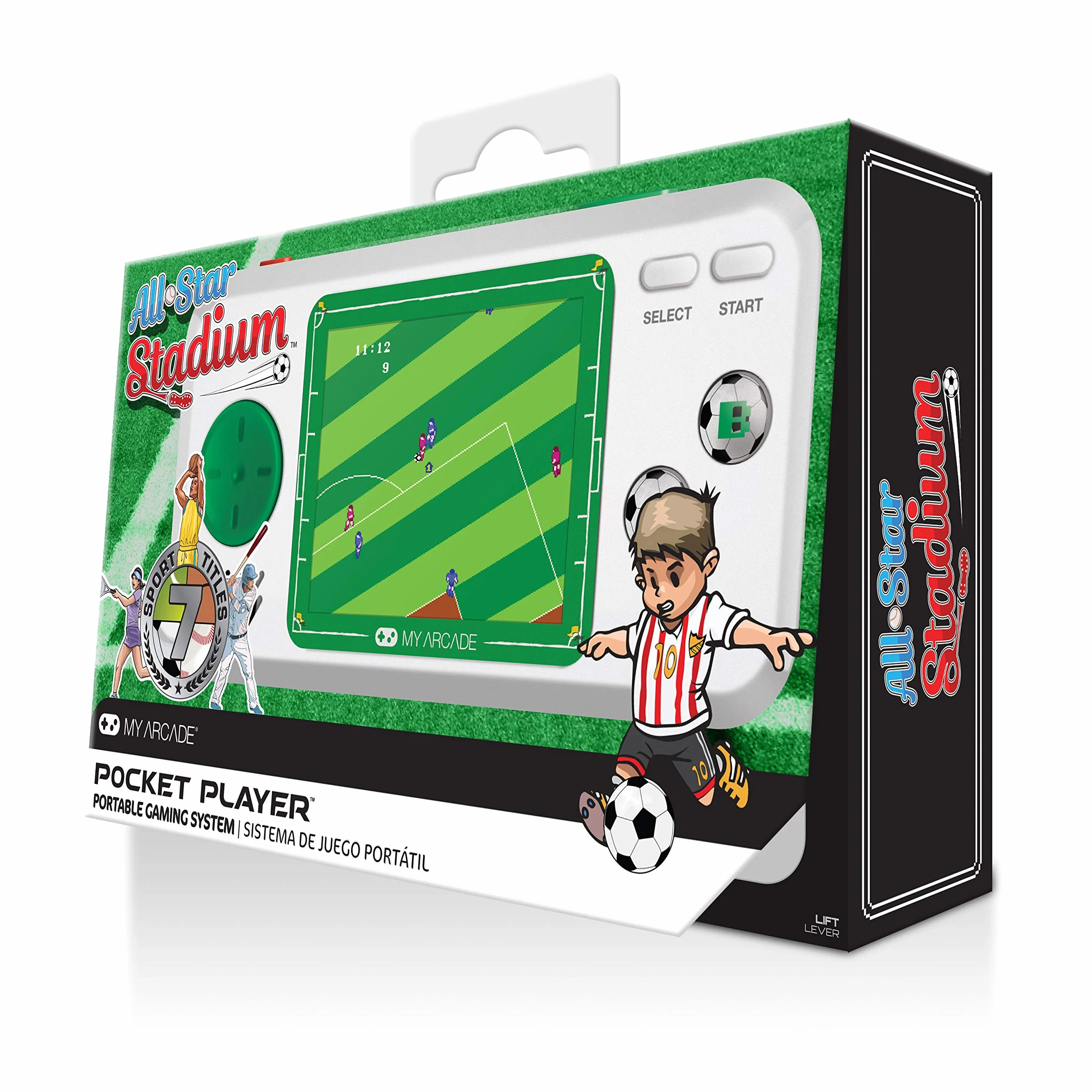 MY ARCADE - Pocket Player All-Star Stadium - Console de Jeu Portable - 7 Jeux en 1