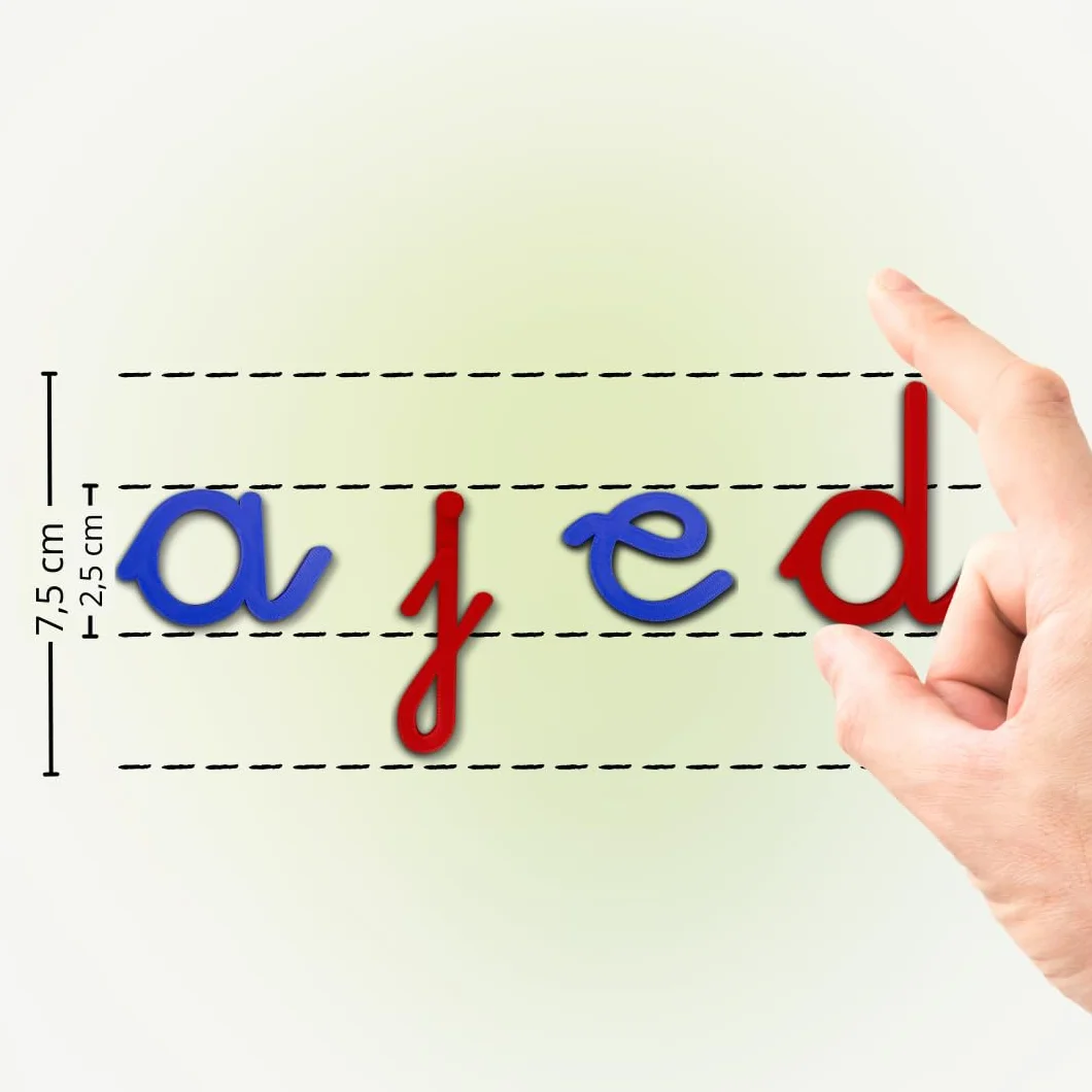 Alphabet Mobile Montessori Minuscules Petites – 79 Pièces, Matériel Pédagogique École Maternelle 3-6 Ans