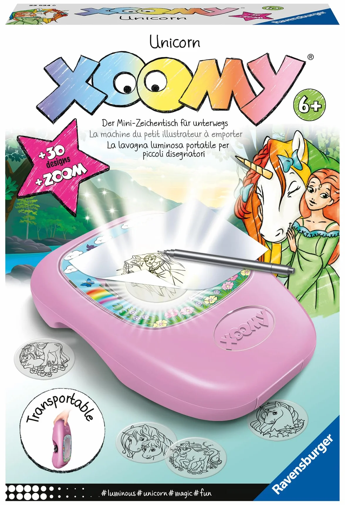 Ravensburger Xoomy Licorne Dessin Enfant Loisir créatif Dès 6 Ans Version française
