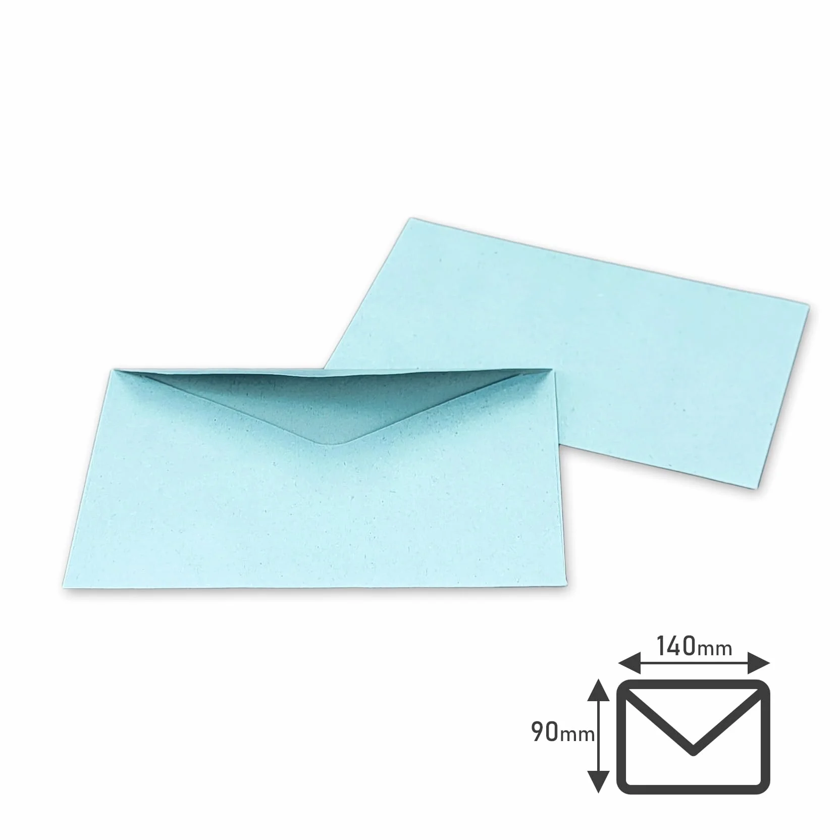 Enveloppes Électorales 90 x 140 mm Papier 75-80 g/m² Patte Triangulaire Non Gommée 5 Couleurs 100 Sztuk