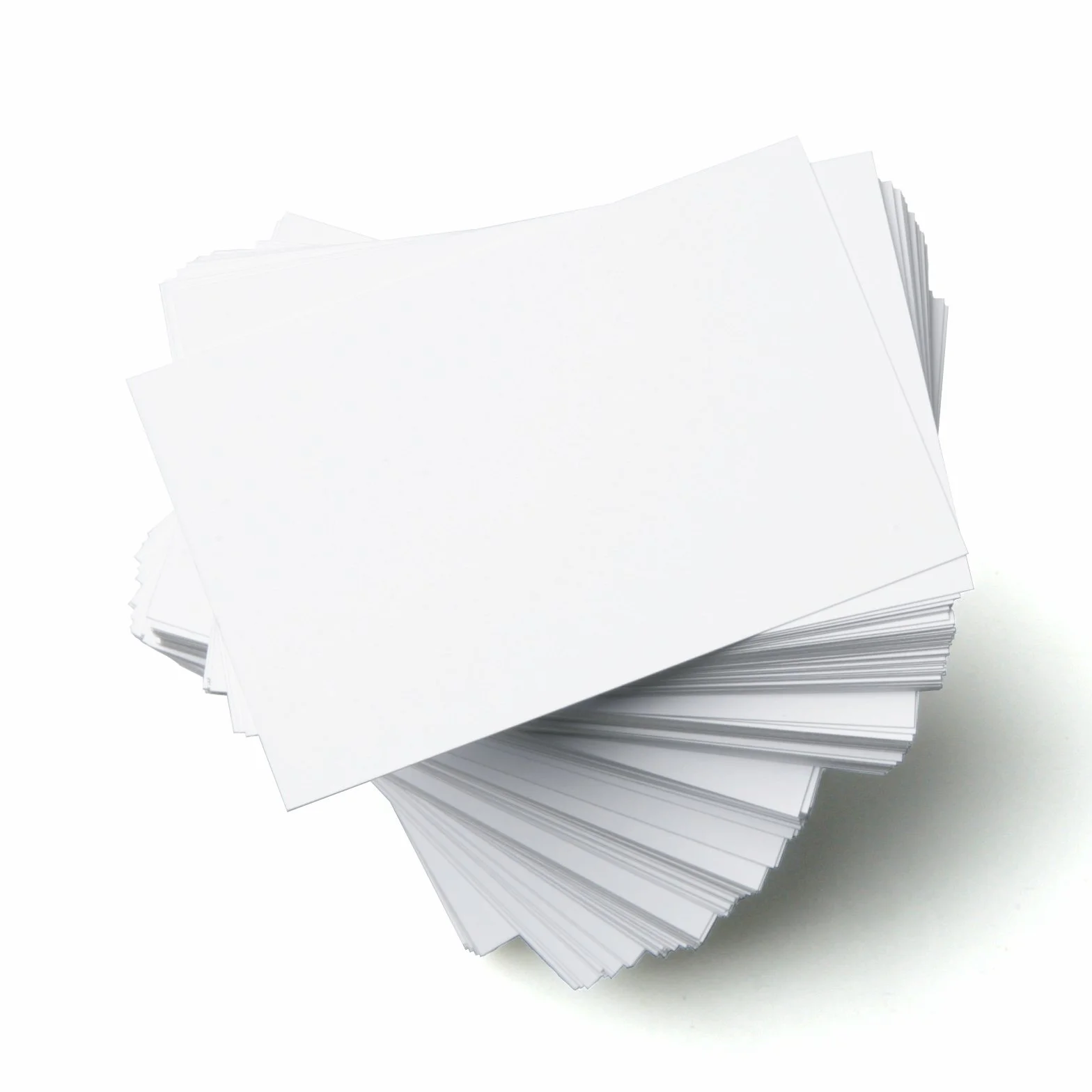 Cartes de visite vierges 350 g/m², lot de 100