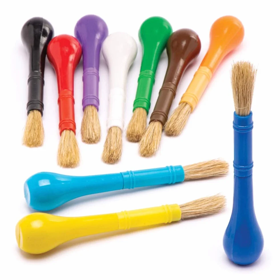 Baker Ross Pinceaux Facile à Tenir Lot de 10 Matériel Créatif AW592