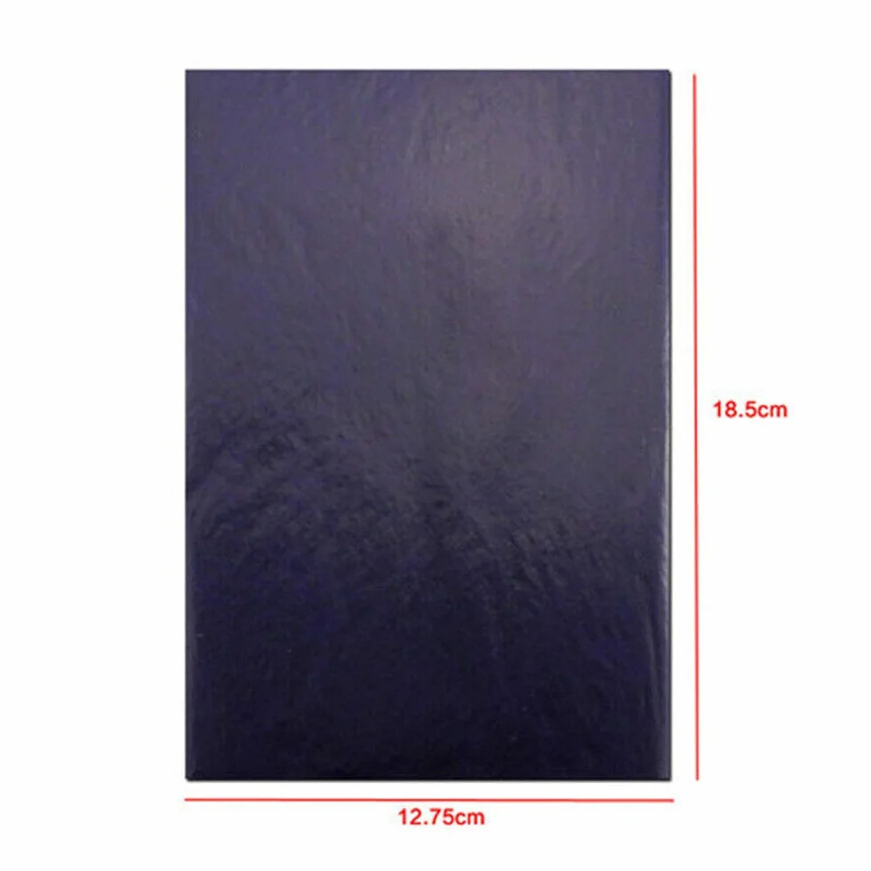 SUPERTOOL Papier carbone A5 double face 100 feuilles 12,75 x 18,5 cm pour bois papier toile