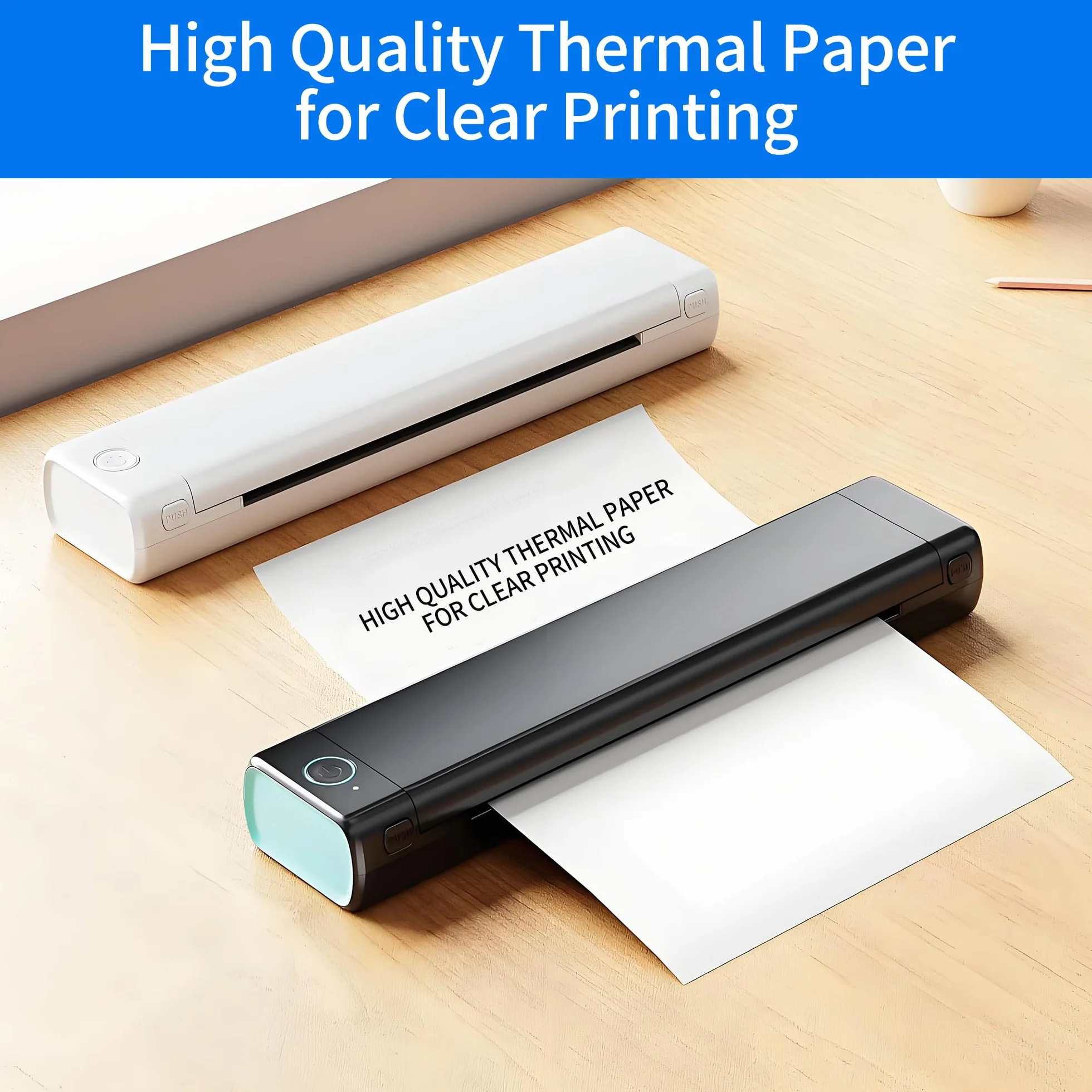 Papier Thermique A4 210mm x 30mm x 8.7m 4 Rouleaux