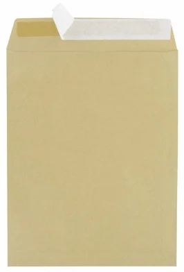Enveloppes Kraft 90 g 26 x 33 cm Perles et fermeture d'étanchéité EP Lot de 3