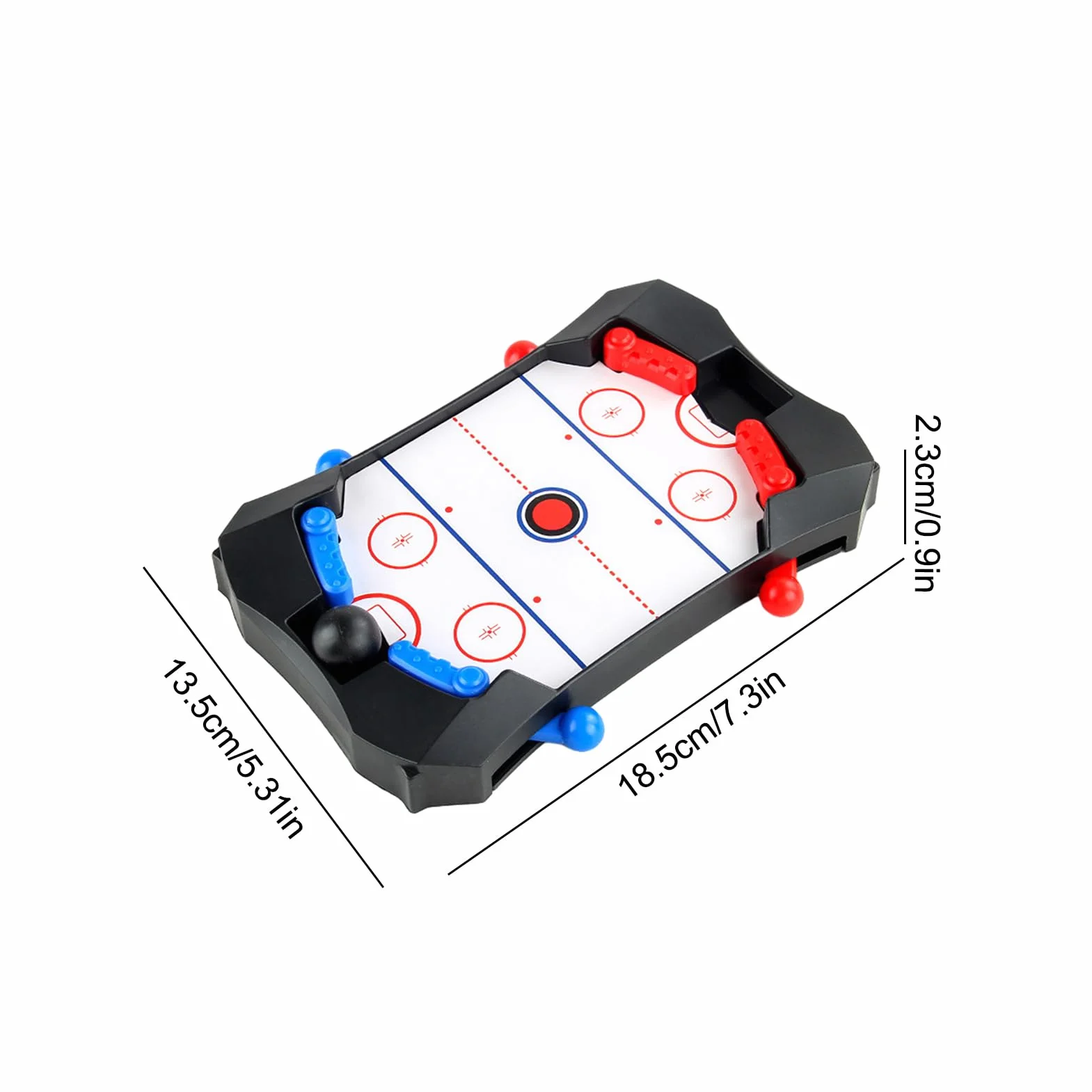 PRIMUZ Jeu de Hockey sur Table, Sport de Bureau, Rondelle Rapide pour Adultes et Amis