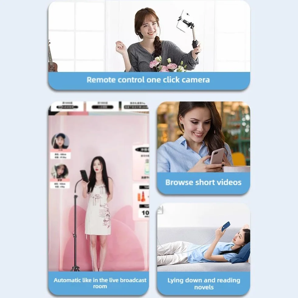 Bague de contrôle à distance Bluetooth pour tourner les pages Télécommande sans fil