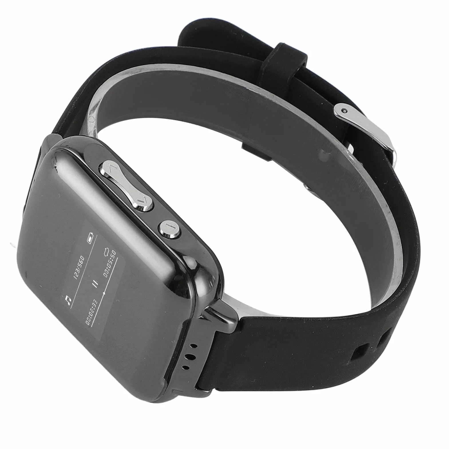 Montre Enregistreur Intelligente Vocale Bluetooth 4.2 avec Lecture MP3 HiFi et Police Blanche