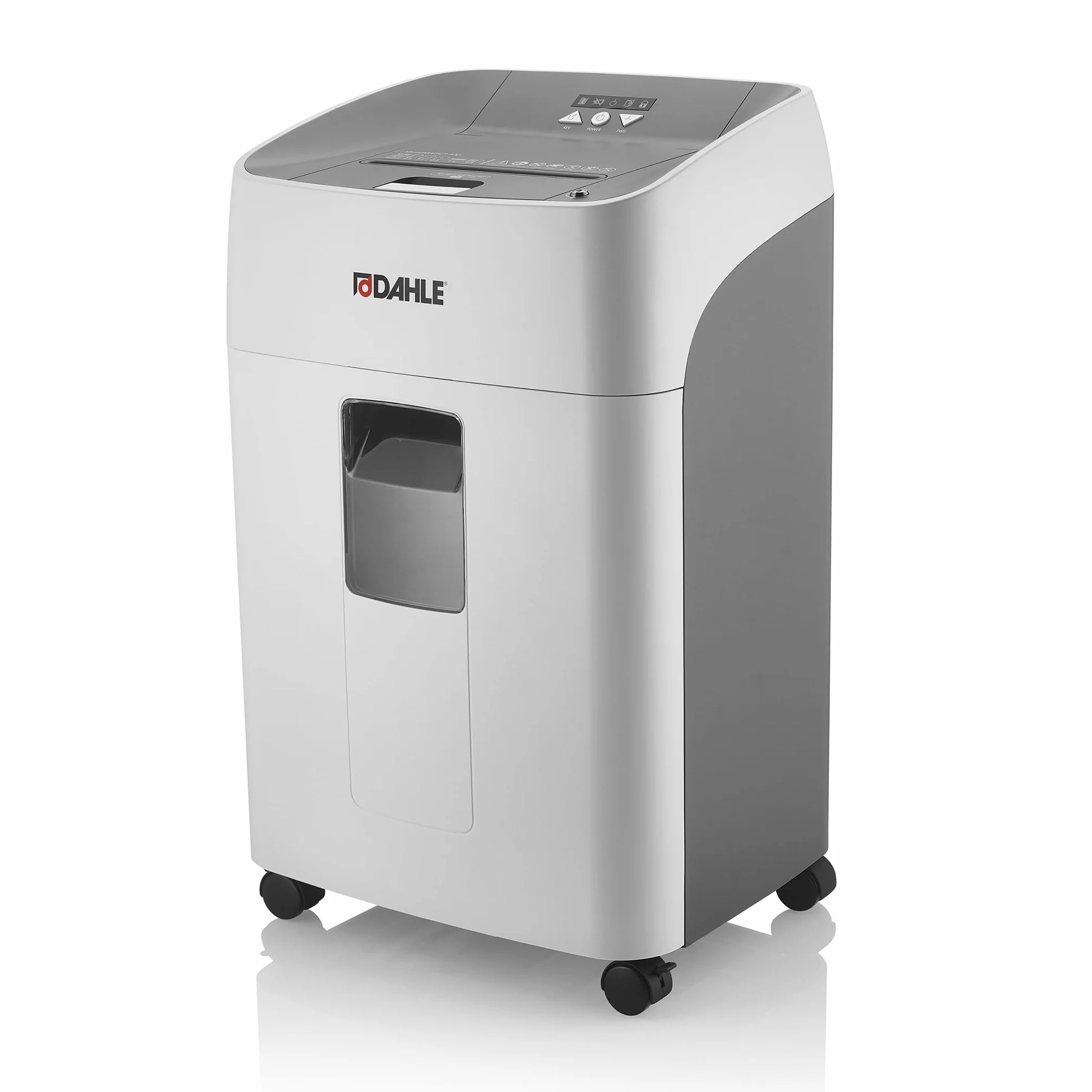 Dahle ShredMATIC 300 Destructeur automatique 300 feuilles sans huile anti-bourrage coupe croisée 40 L Gris