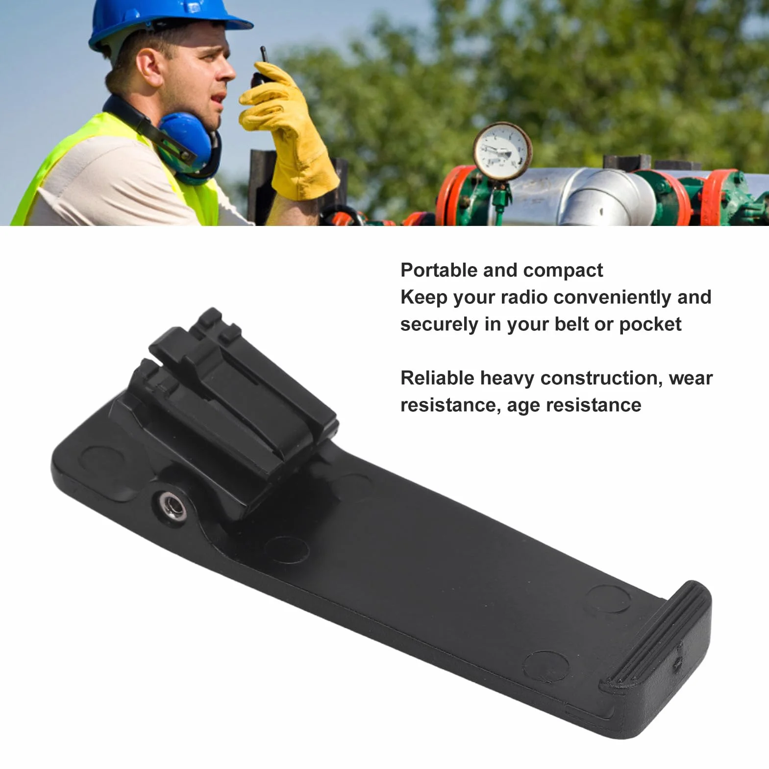 Clip de Ceinture pour Talkie-walkie IC705 ID52E ID51E ID31E IP503H IP100H IP501H BP307 BP290 BP294