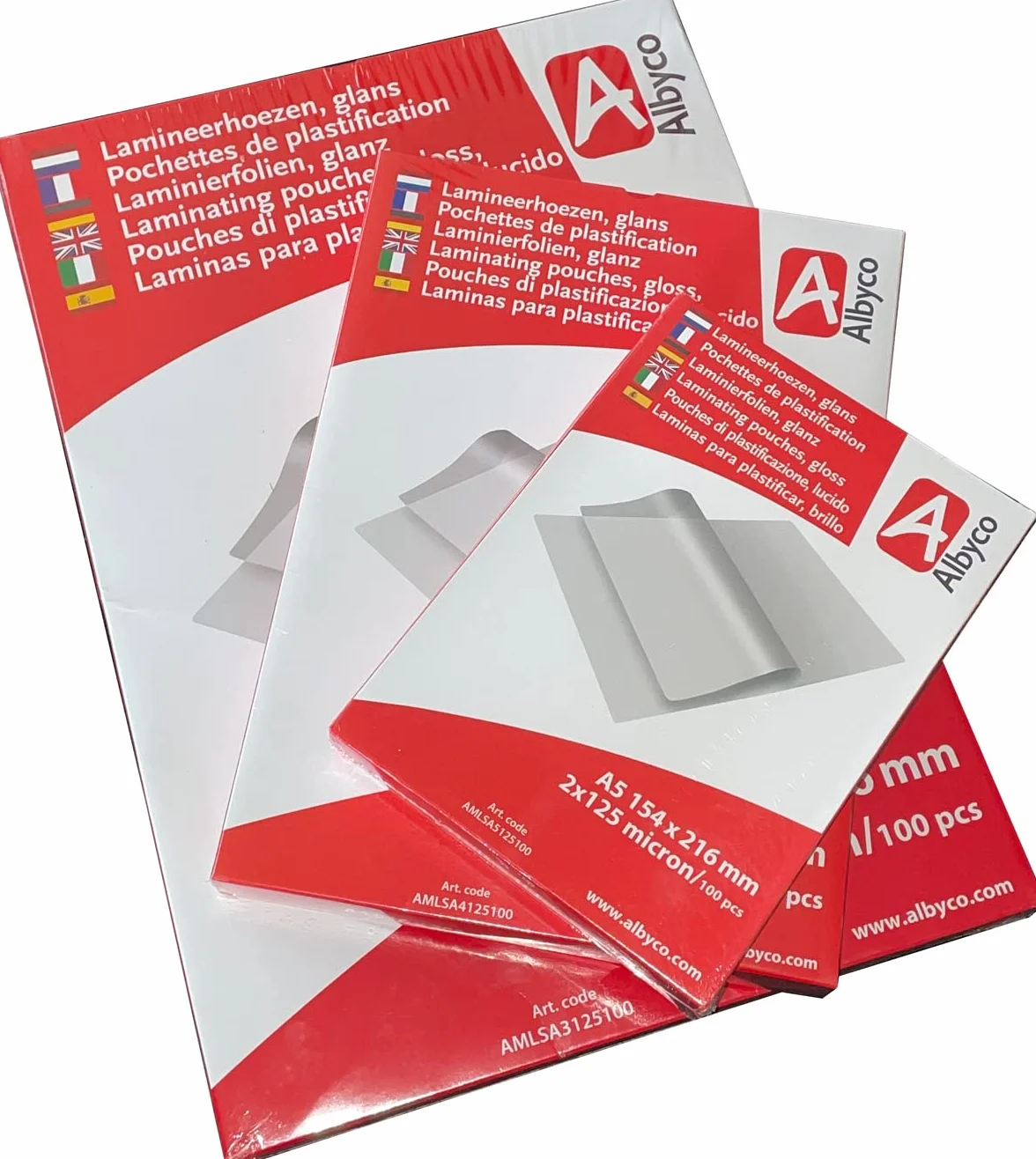 Pochettes de Plastification Premium ANTISTATIQUE A4 216x303mm 2x80 Microns Brillant Paquet de 100 Pièces