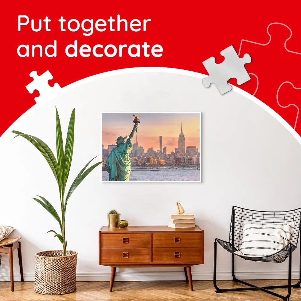 Trefl Vie sous-marine – Puzzle de 3000 pièces 116,1 x 85,1 cm | Boîte carrée, rouge, bricolage, divertissement créatif, puzzle classique, 15+