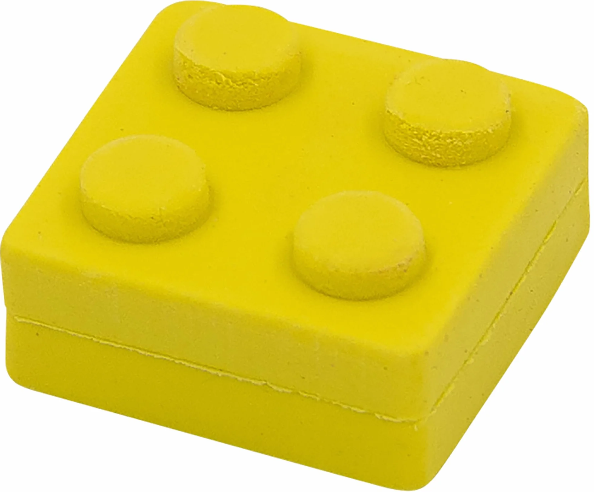 WEDO Bricky 4 gommes en forme de blocs de construction plastique PVC 2,5 x 2,5 x 1,3 cm