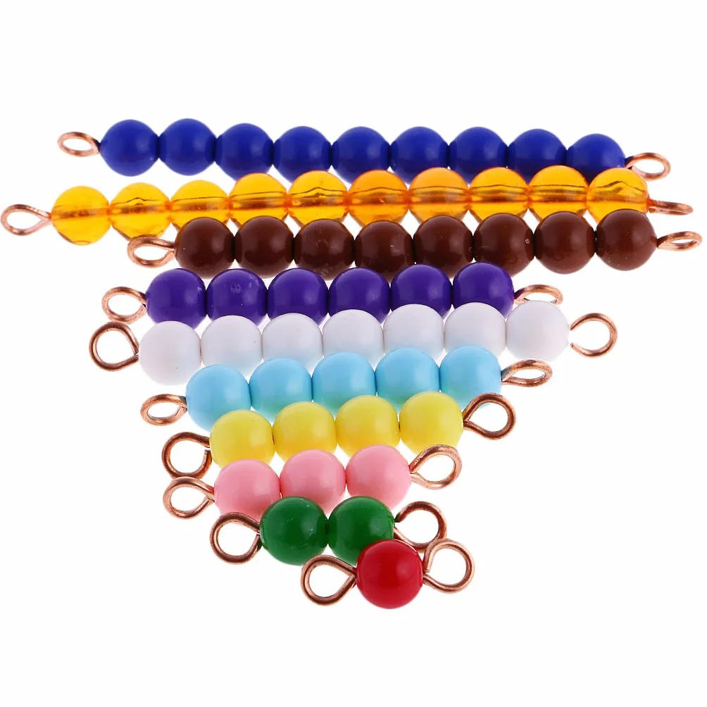 Montessori Perles Kit Jouet de Calcul Enfant Matériel Education Précoce Mathématiques
