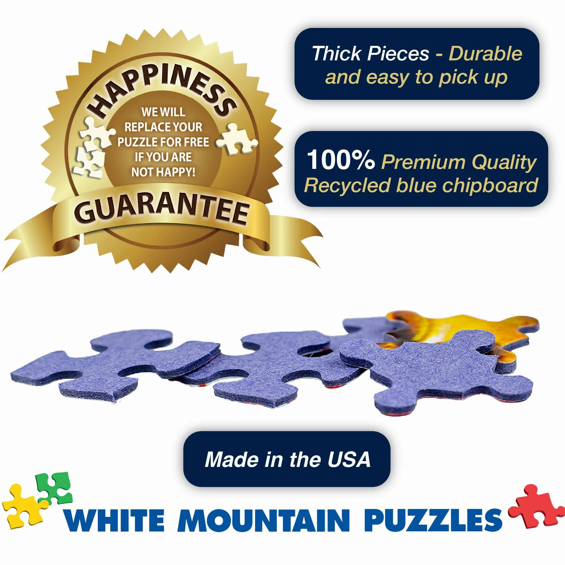 White Mountain - I Love Irlande, 1000 Pièce Puzzle, Irlande Puzzle