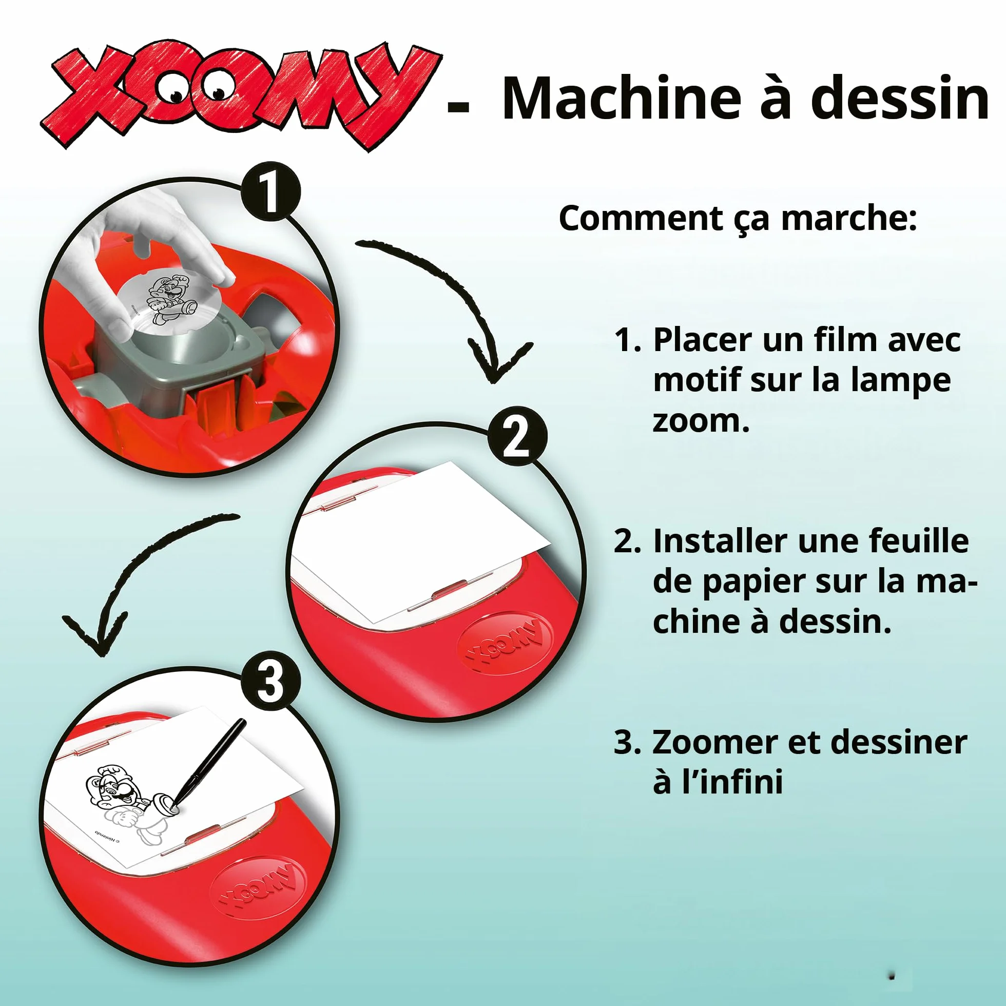 Ravensburger Xoomy Super Mario Dessin Loisir créatif Dès 6 Ans