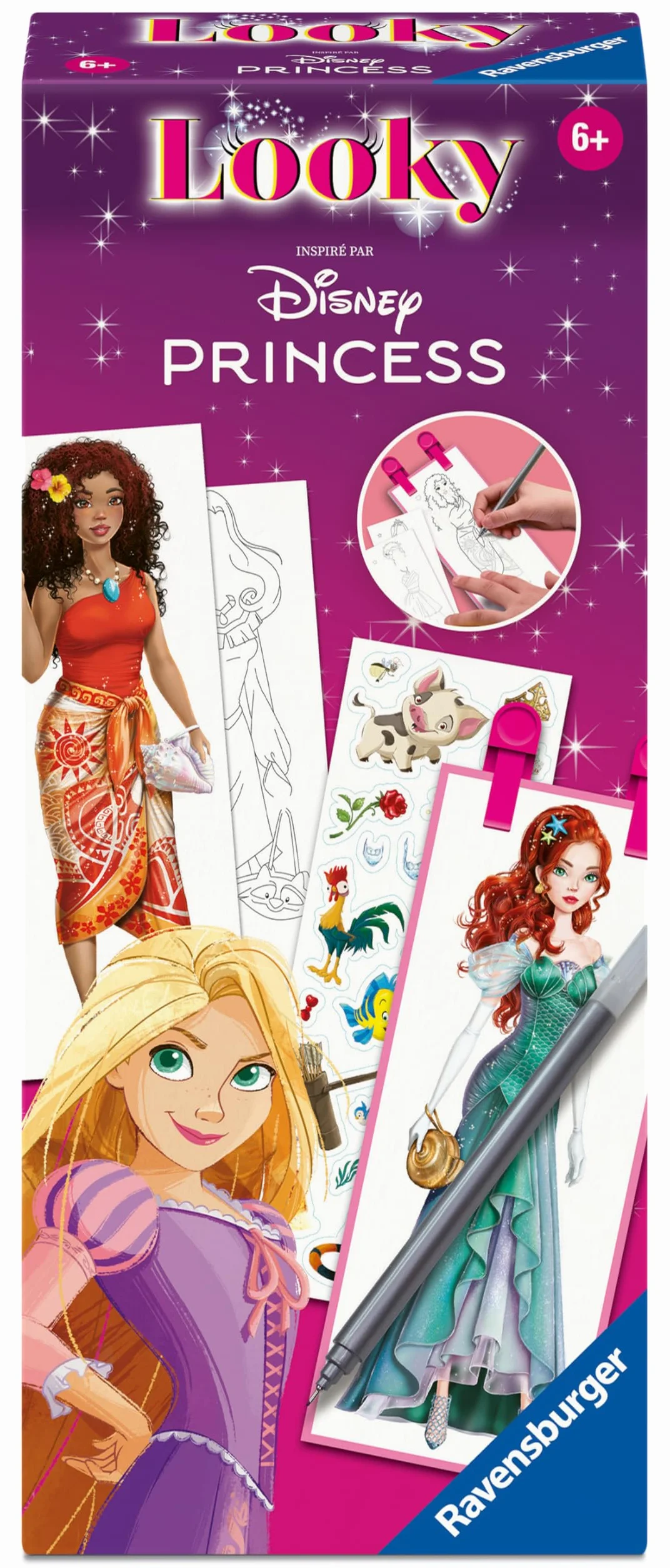 Ravensburger Looky Disney Princesses Machine Looky Dessin de Mode Stylisme Dès 6 Ans 25961