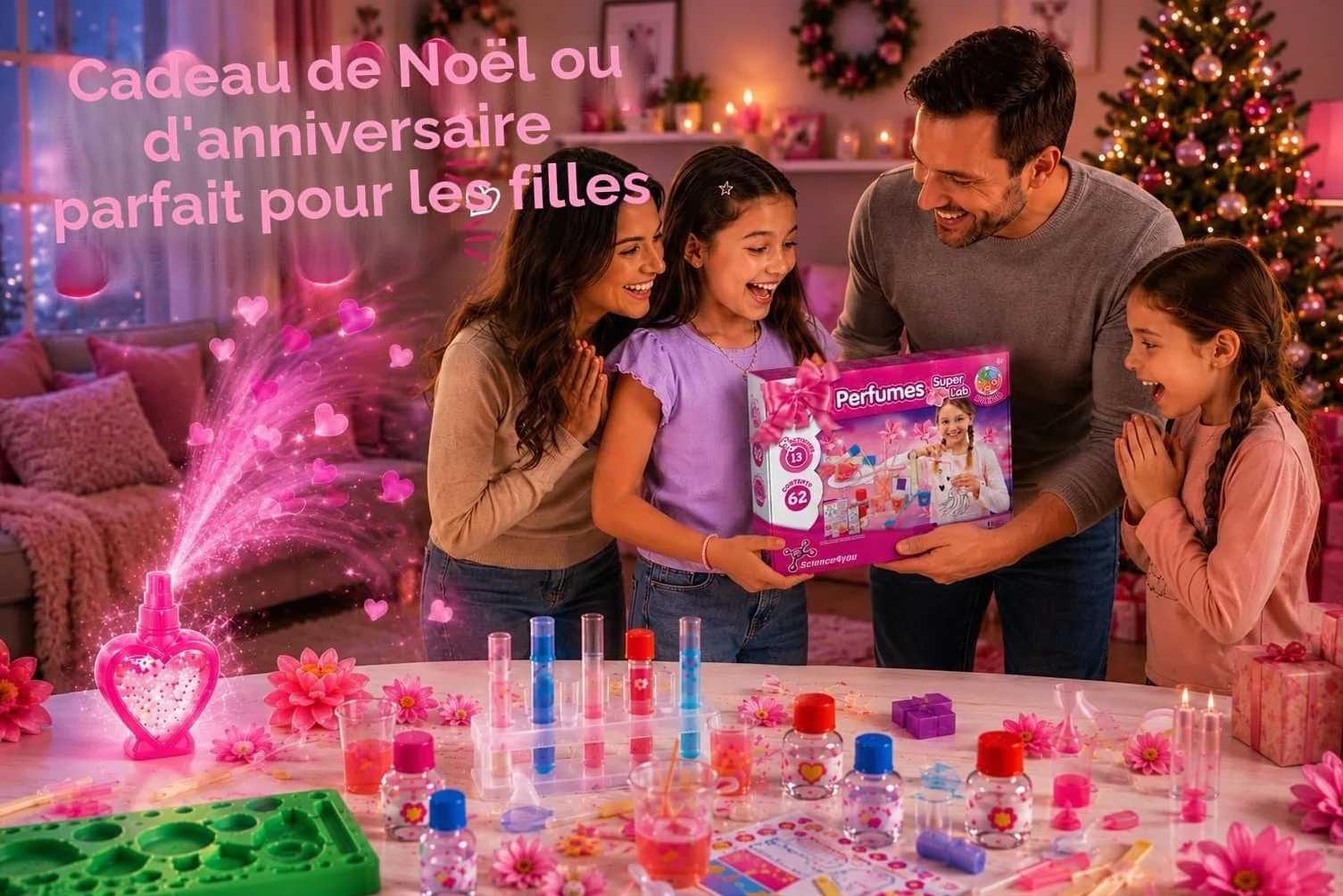 Science4you Super Laboratoire de Parfum pour Enfants +8 Ans - Kits Éducatifs de Sciences avec 13 Experiences