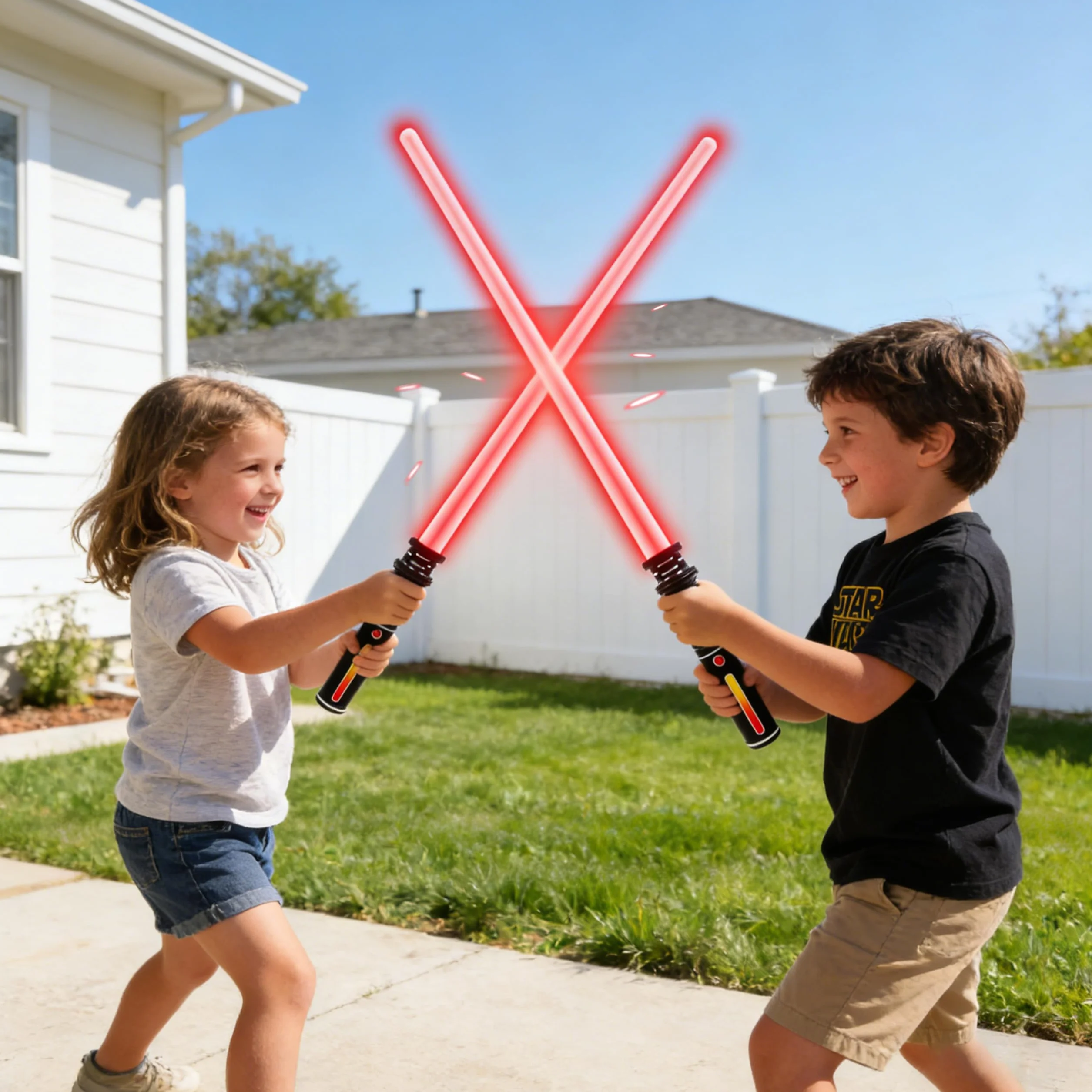 Sabre Laser pour Enfant Extensible avec Son FX Jouet Rouge Star Wars Halloween