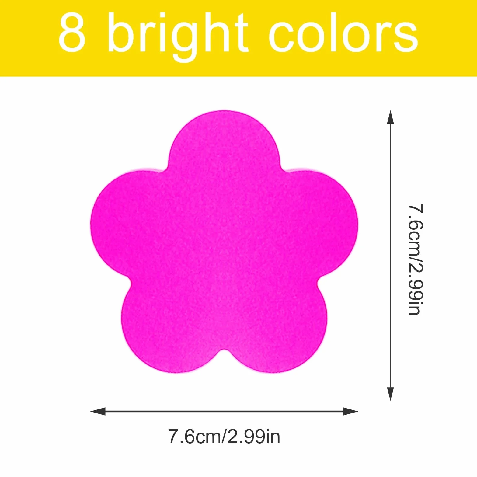 Note Autocollant 560 Feuilles Auto-Adhésif Couleur Notes Adhésives Marque Pages 76 x 76 mm 8 Couleurs