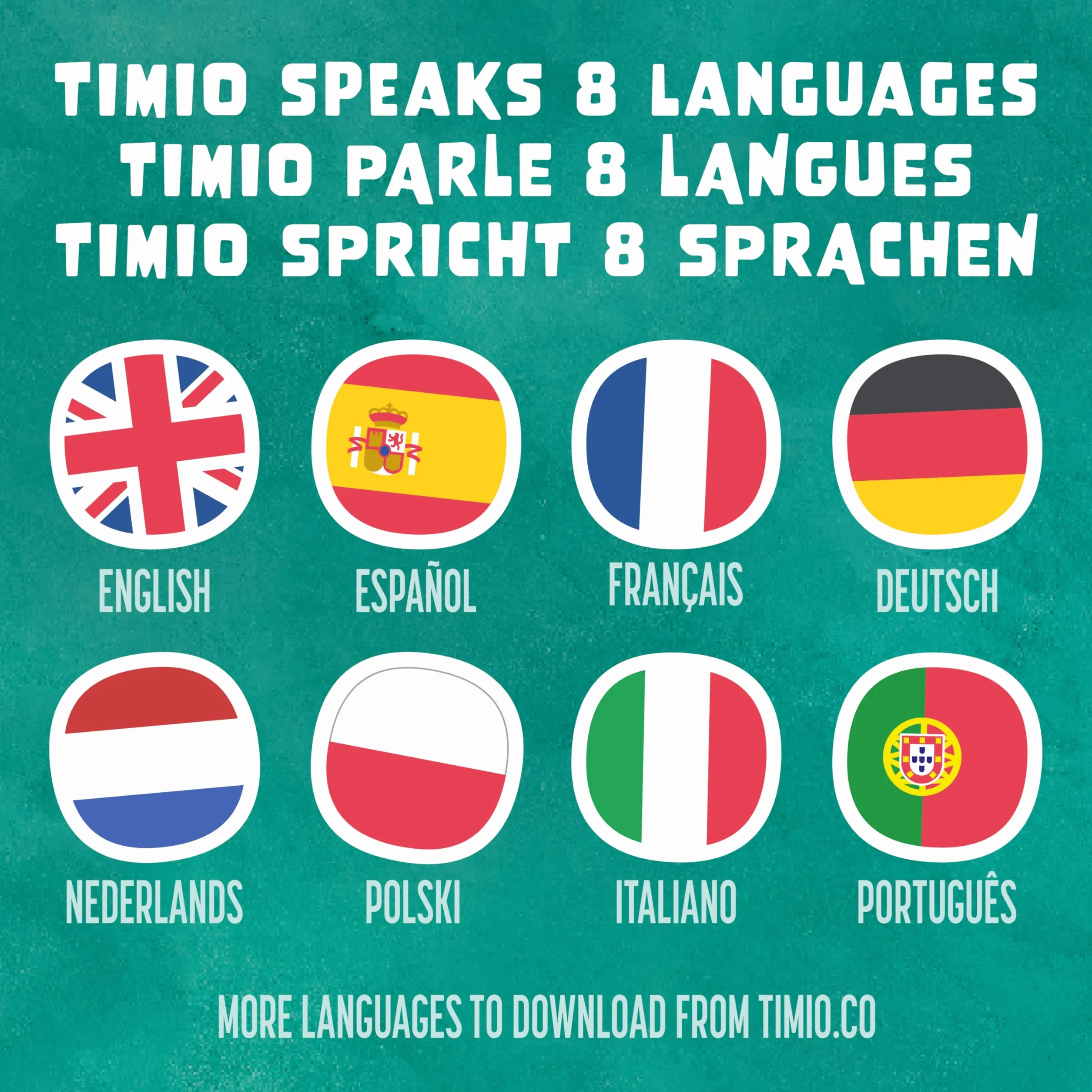 TIMIO Player + 5 Disques Jouet interactif Contes de fées Histoires Musique comptines 8 Langues 2-6 Ans