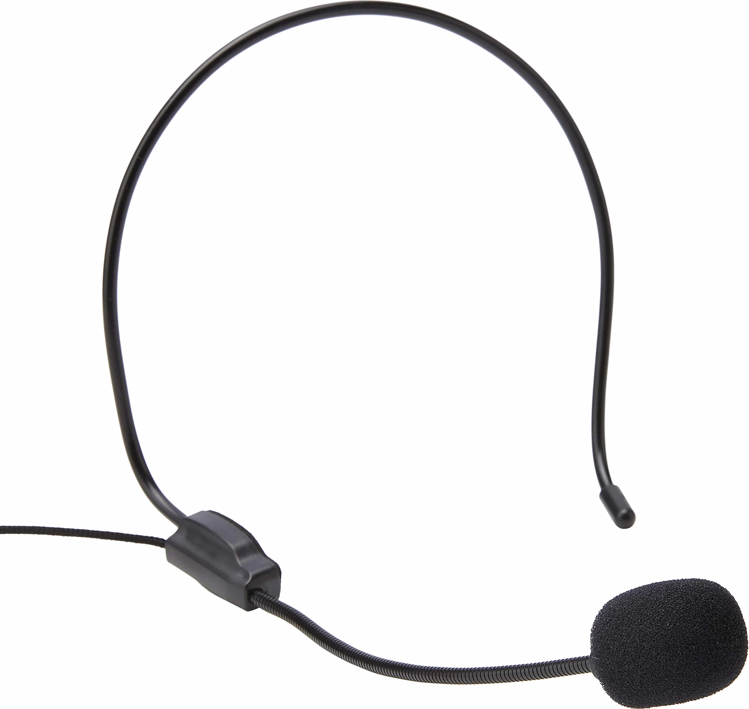 Casque Serre-tête avec Microphone 3,5 mm pour Haut-Parleur Amplificateur Vocal Conférence