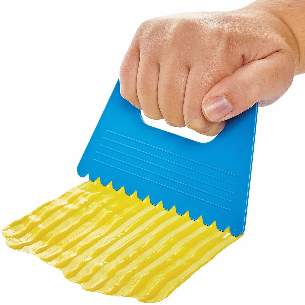 Baker Ross FN487 Grattoirs pour peinture et texture - Lot de 4, outils d'artisanat pour enfants