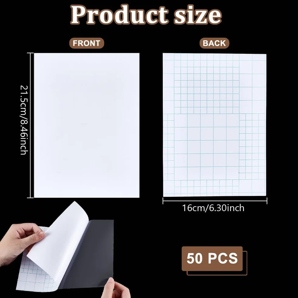 NBEADS 50 Pcs Pochette de Plastification A5, 21.5 x 16cm Feuilles Auto-Adhésives Brillantes