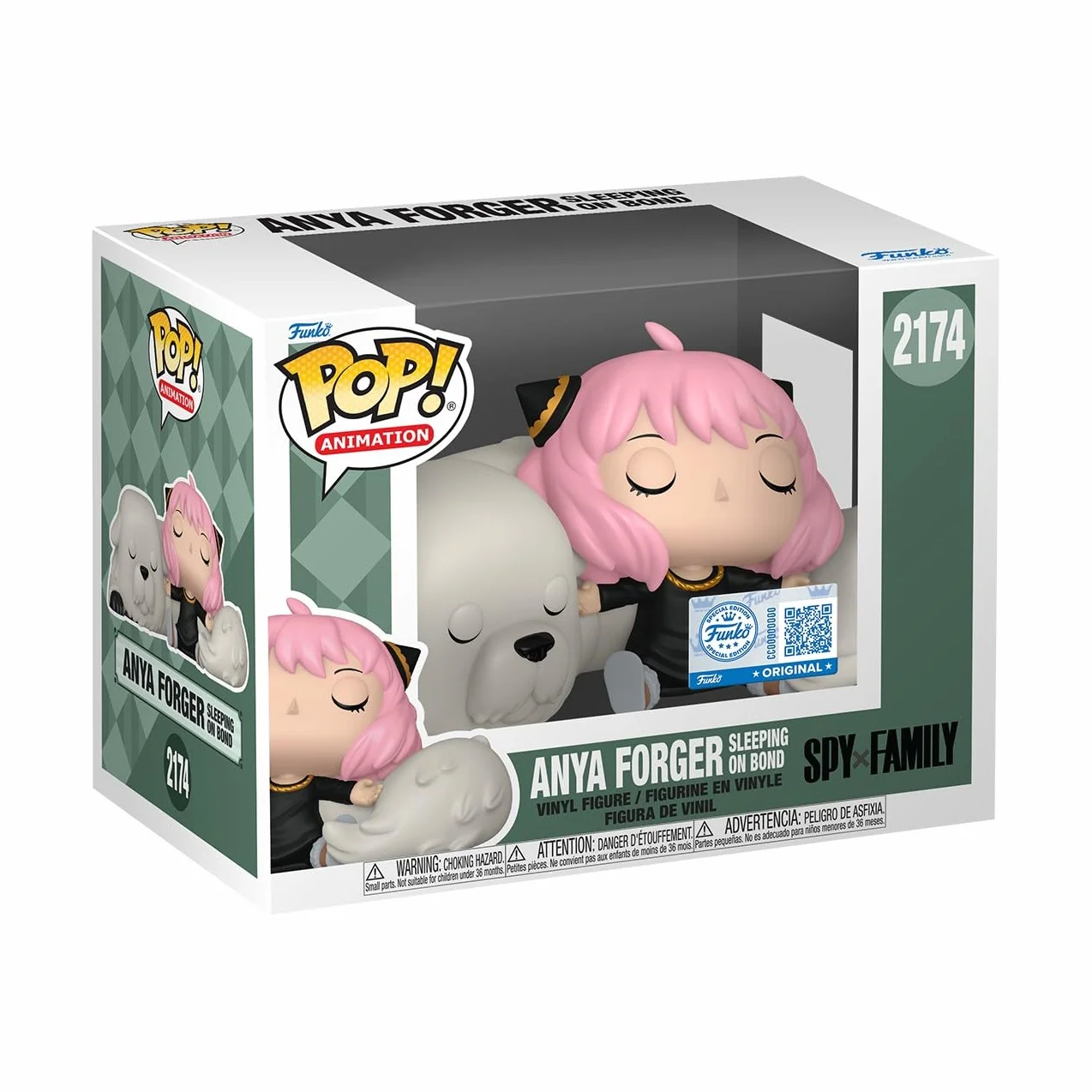 Funko Pop! Premium: Spy X Family - Anya Forger Sleeping on Bond Figurine en Vinyle Amazon Exclusivité