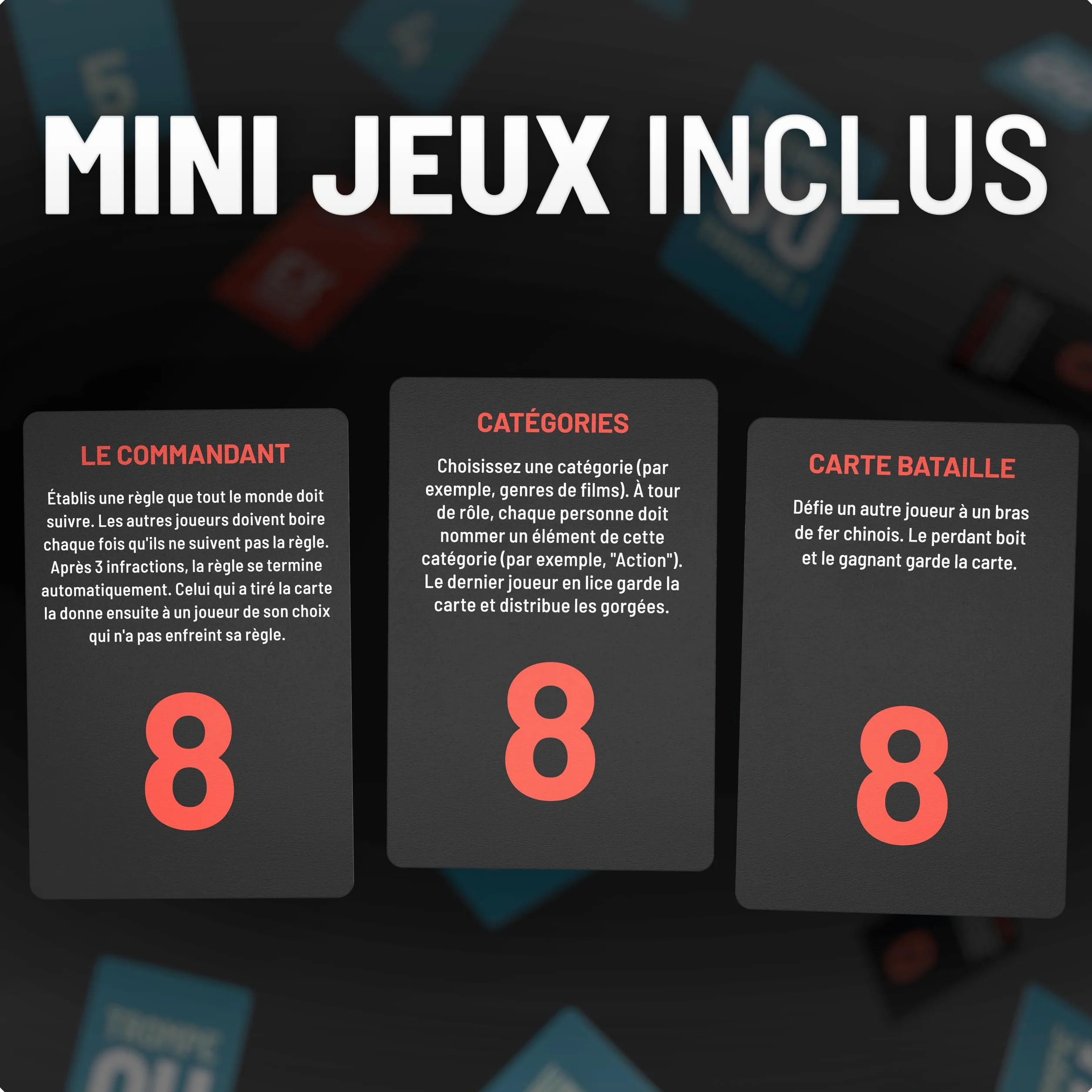 Trompe ou Trinque - Jeu de Fête Amusant avec 100 Cartes - Jeu à Boire pour Adultes dès 18 Ans - Édition Française