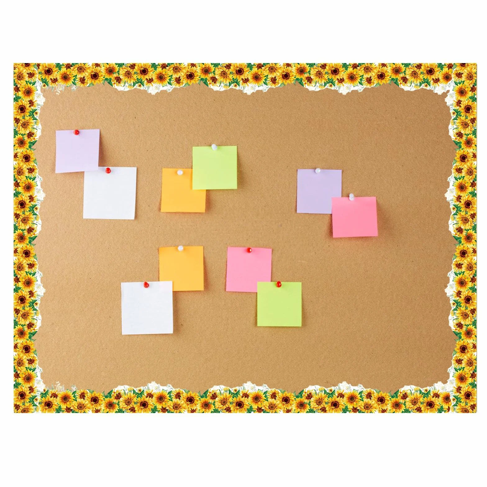 Bordure de tableau d'affichage en forme de fleur 18,5 m pour tableau noir